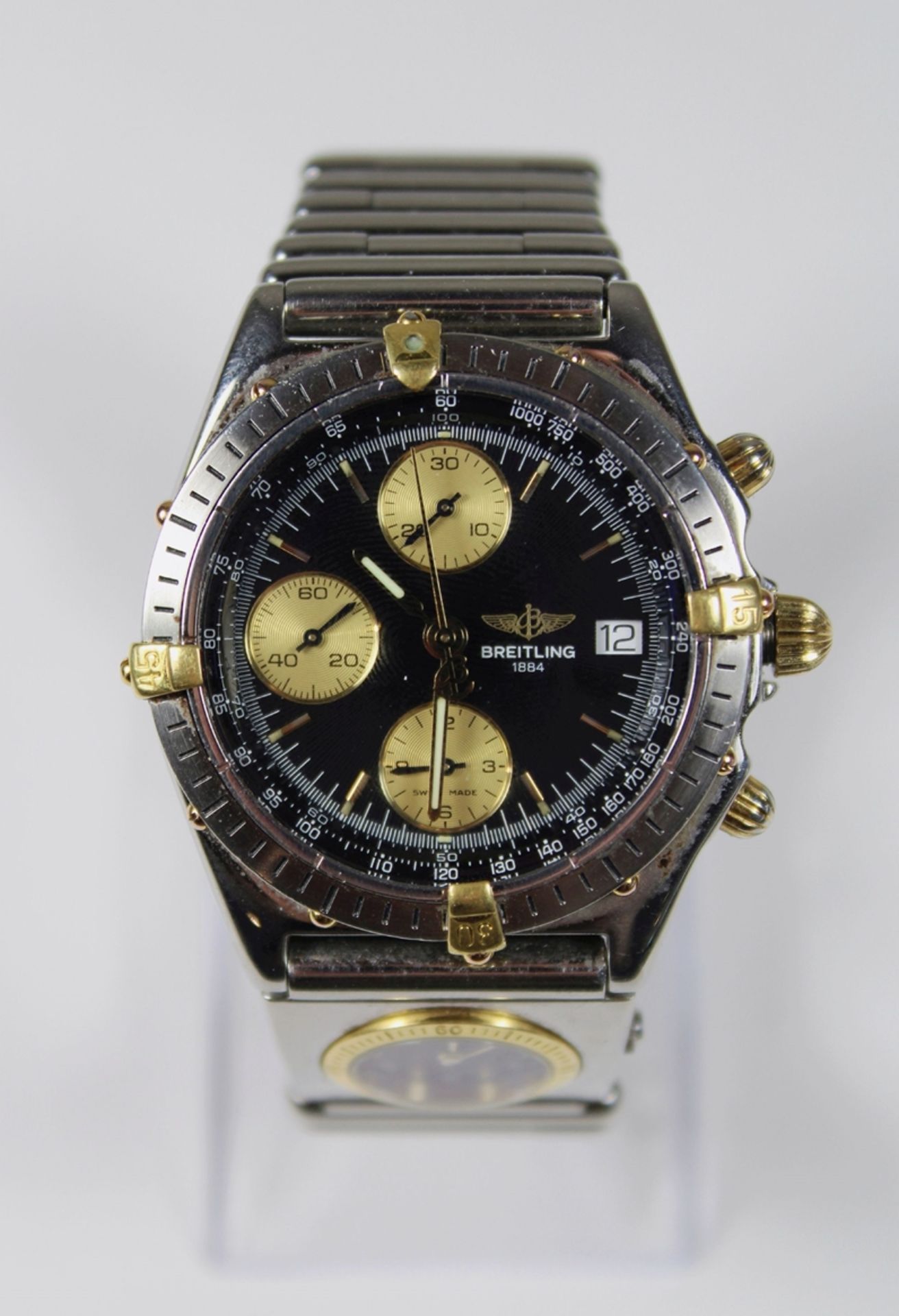 Herrenuhr Breitling Chronomat UTC Modul an Roleuaxband, Ref. B13048 144978, Herstellungsjahr: 1990- - Bild 2 aus 4