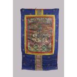 Thangka, Shri Devi (buddhistische Beschützerin) - Magzor Gyalmo, Tibet / Nepal, 19. Jh., Pigmente