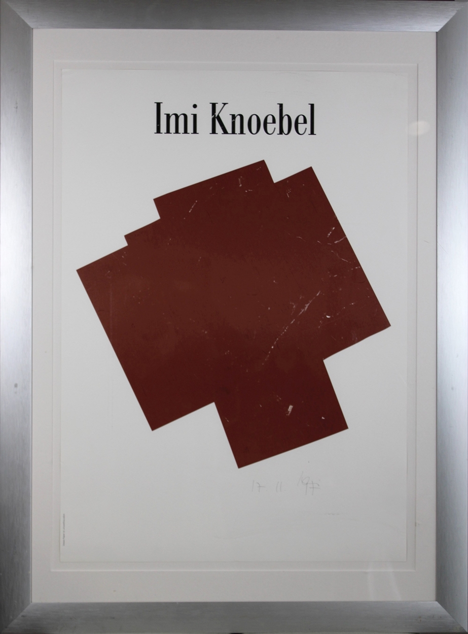 Imi Knoebel (deutsch, geb. 1940), Ausstellungsplakat, 1997, Druck, unten rechts signiert und datier - Bild 2 aus 3