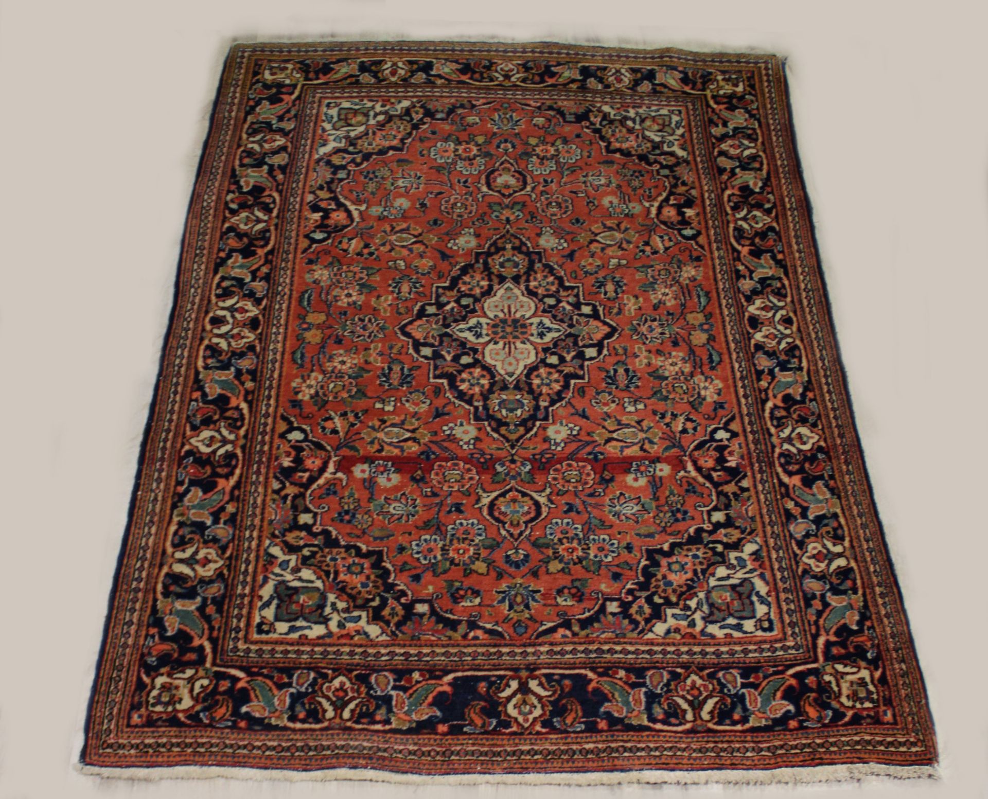 Keshan-Teppich, Maße: 105 x 146 cm. Guter Zustand.