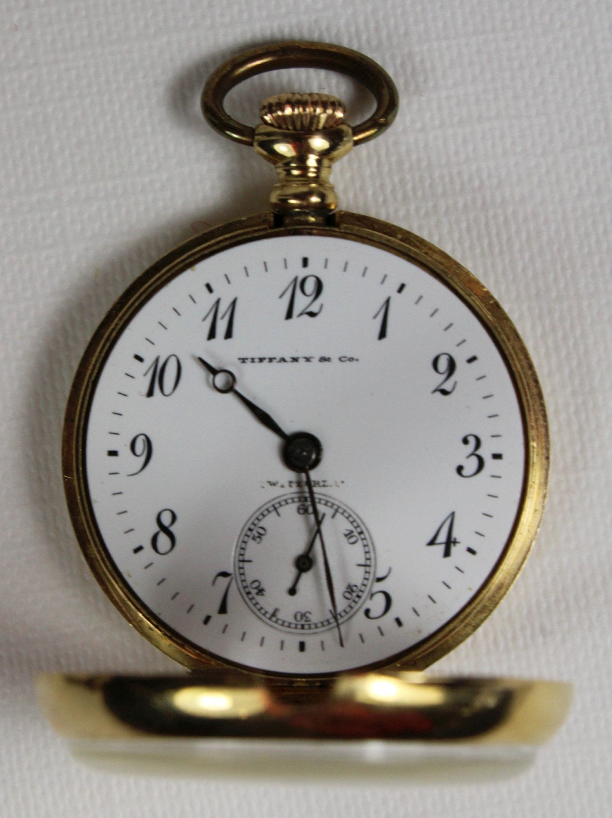 Tiffany Damentaschenuhr, 20 Jh., 750er Gold, Gewicht: 20,91 g. Guter Zustand, Uhr läuft. - Image 2 of 3