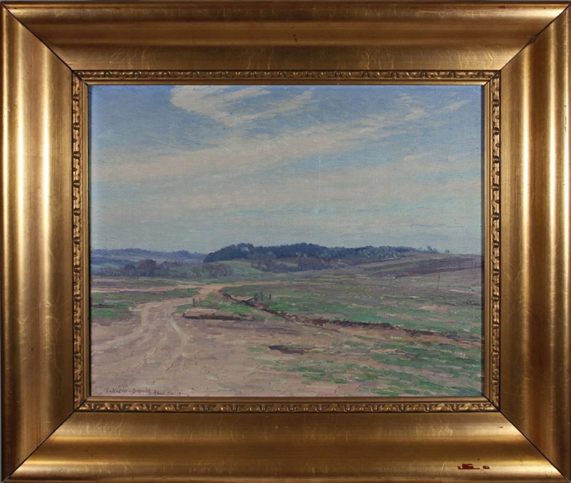 Maximilian Klein von Diepold (deutsch, 1873 - 1949), Landschaft, Öl auf Leinwand, unten links signi - Image 2 of 3