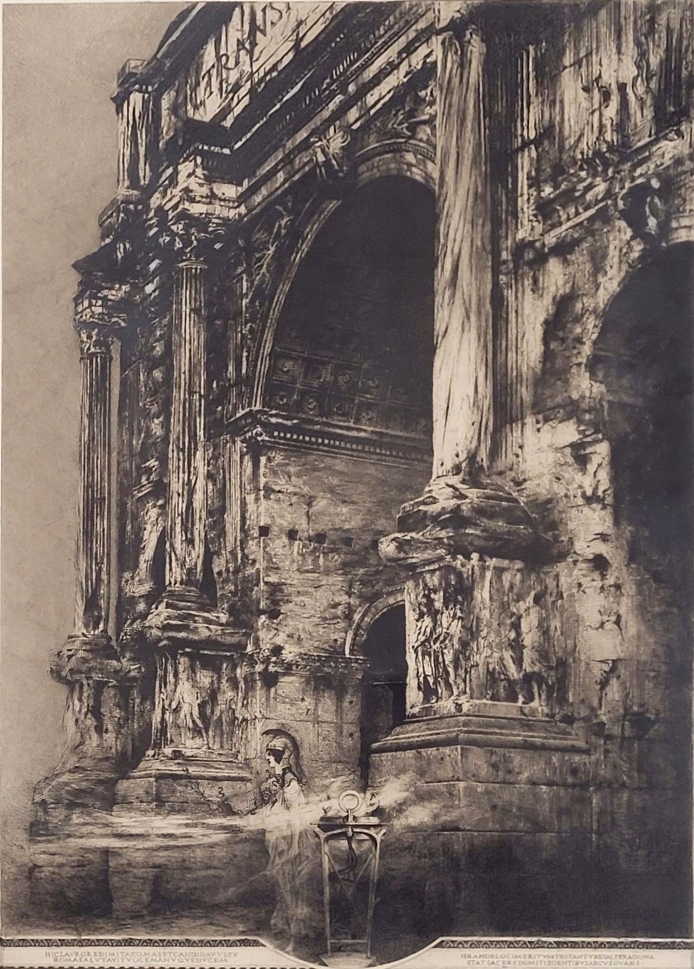 SCHENNIS, Hans Friedrich Emanuel von: Septimus Severus Bogen in Rom - Image 2 of 2