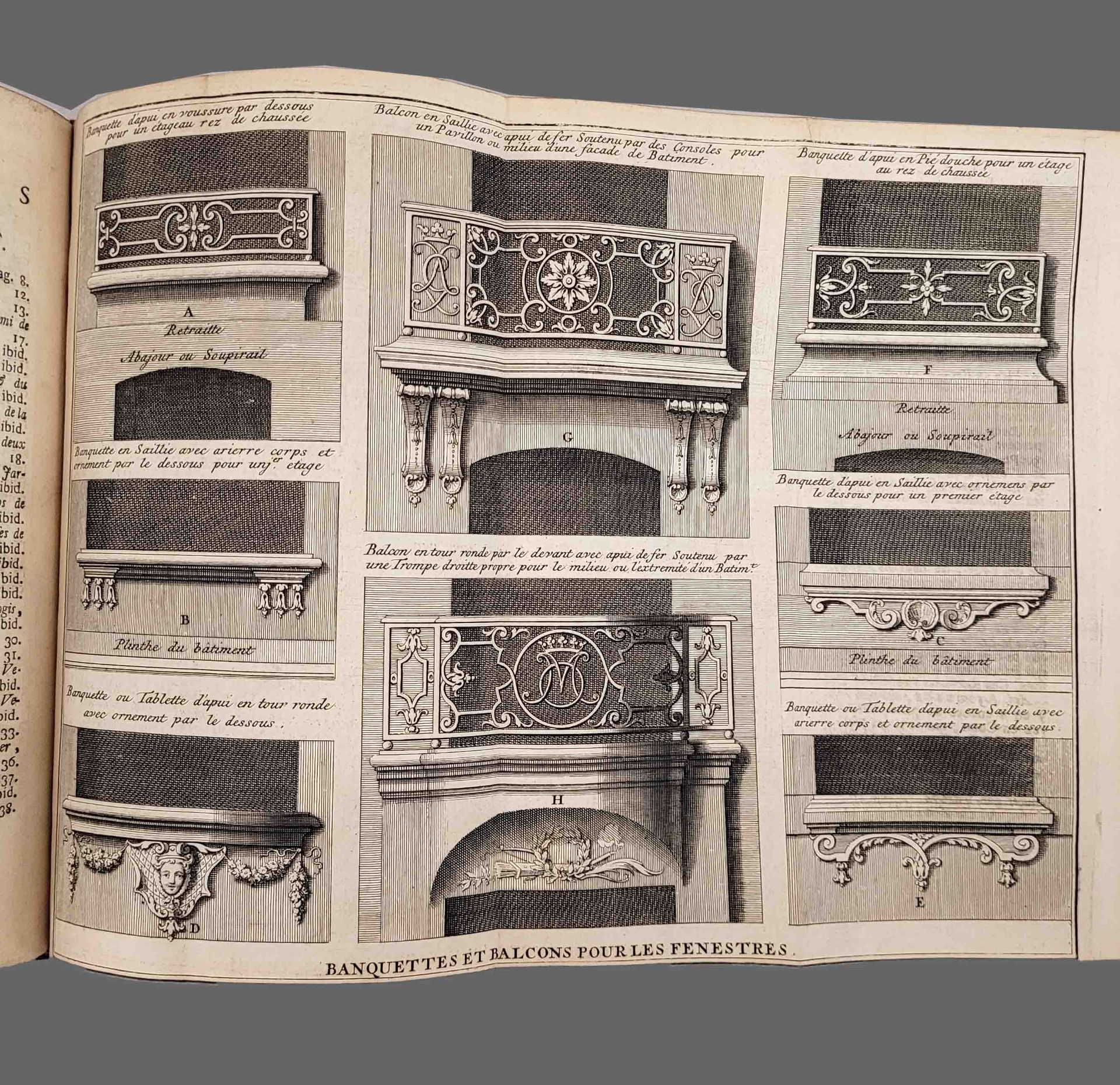 AVILER, Auguste-Charles d' / LE BLOND, Jean Baptiste: Supplement au cours d'architecture - Image 3 of 4