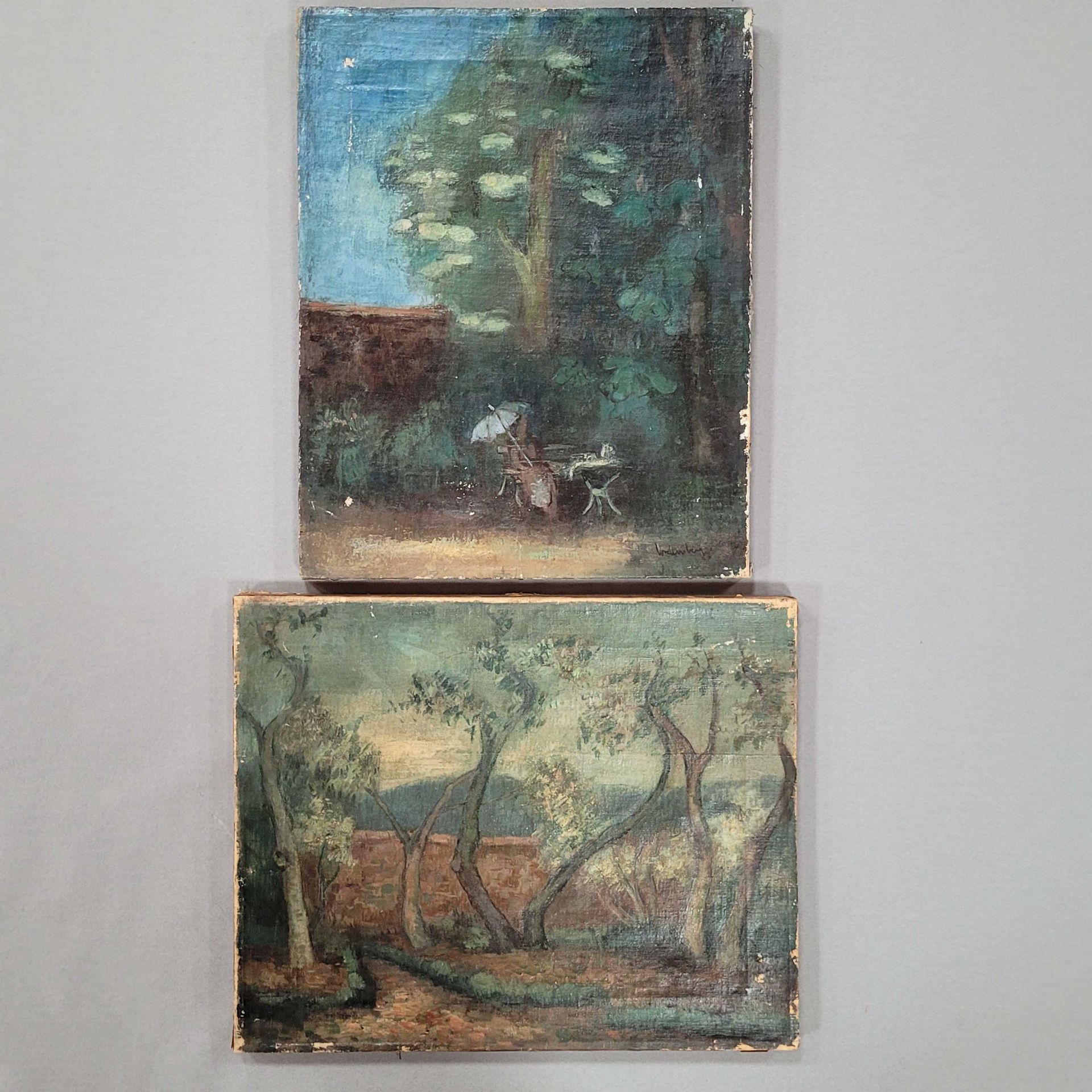 VORDEMBERGE, Friedrich: Zwei Gemälde