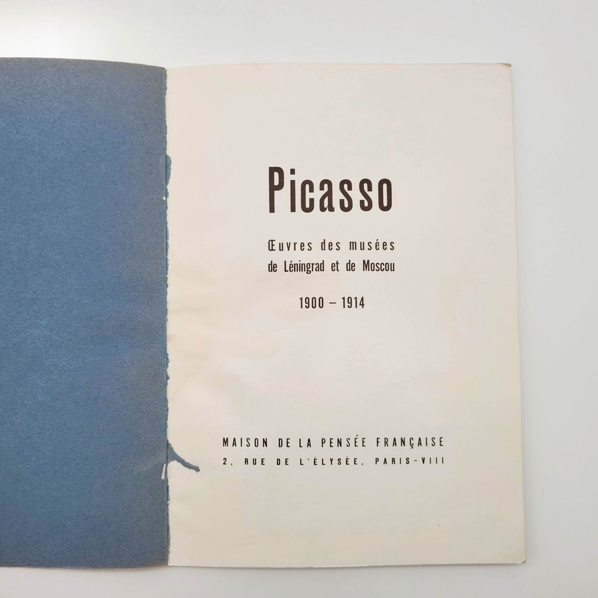 PICASSO, Pablo: Oeuvres des musées de Leningrad et de Moscou 1900 à 1914