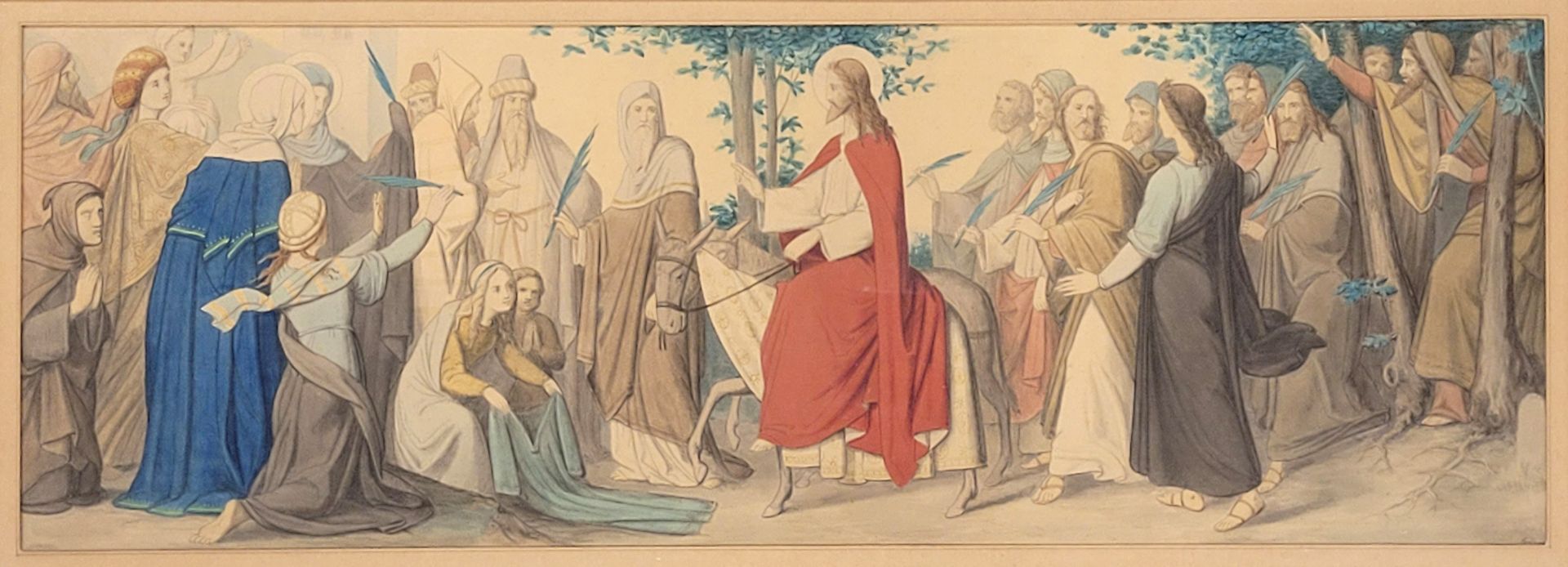 COMMANS, Franz Heinrich: Einzug Jesu in Jerusalem - Image 2 of 2