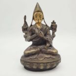 Thronender Buddha auf Lotusthron