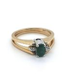 Smaragd-Ring 585