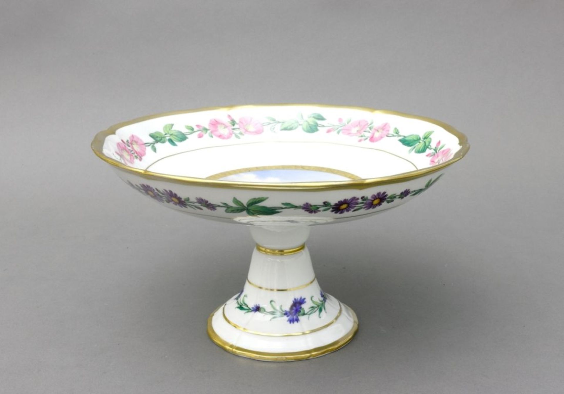 Tazza, KPM Berlin, Pfennigzeit, 1849 -