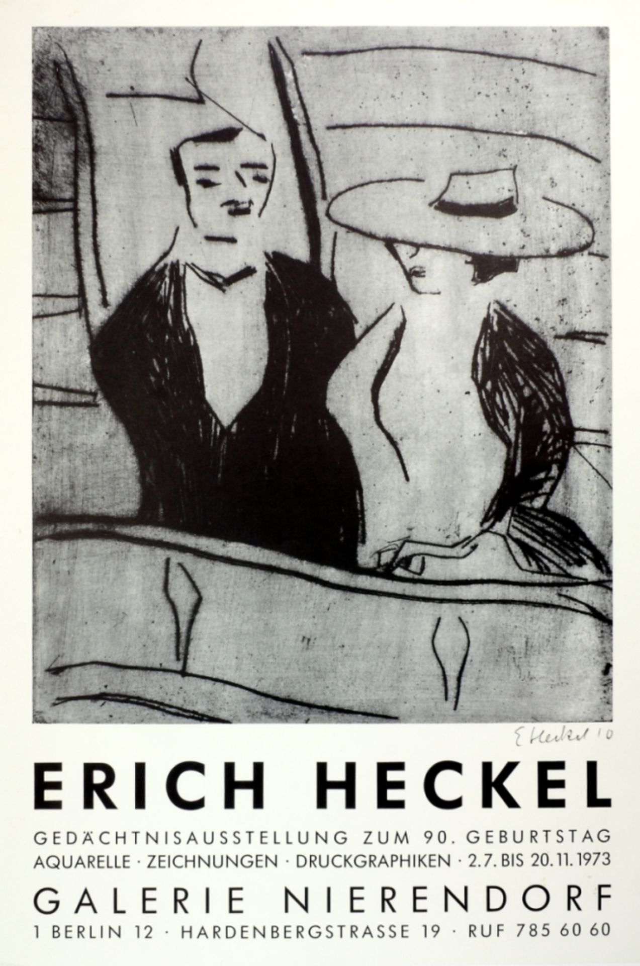 Heckel, Erich (1883 Döbeln - 1970 - Bild 2 aus 2