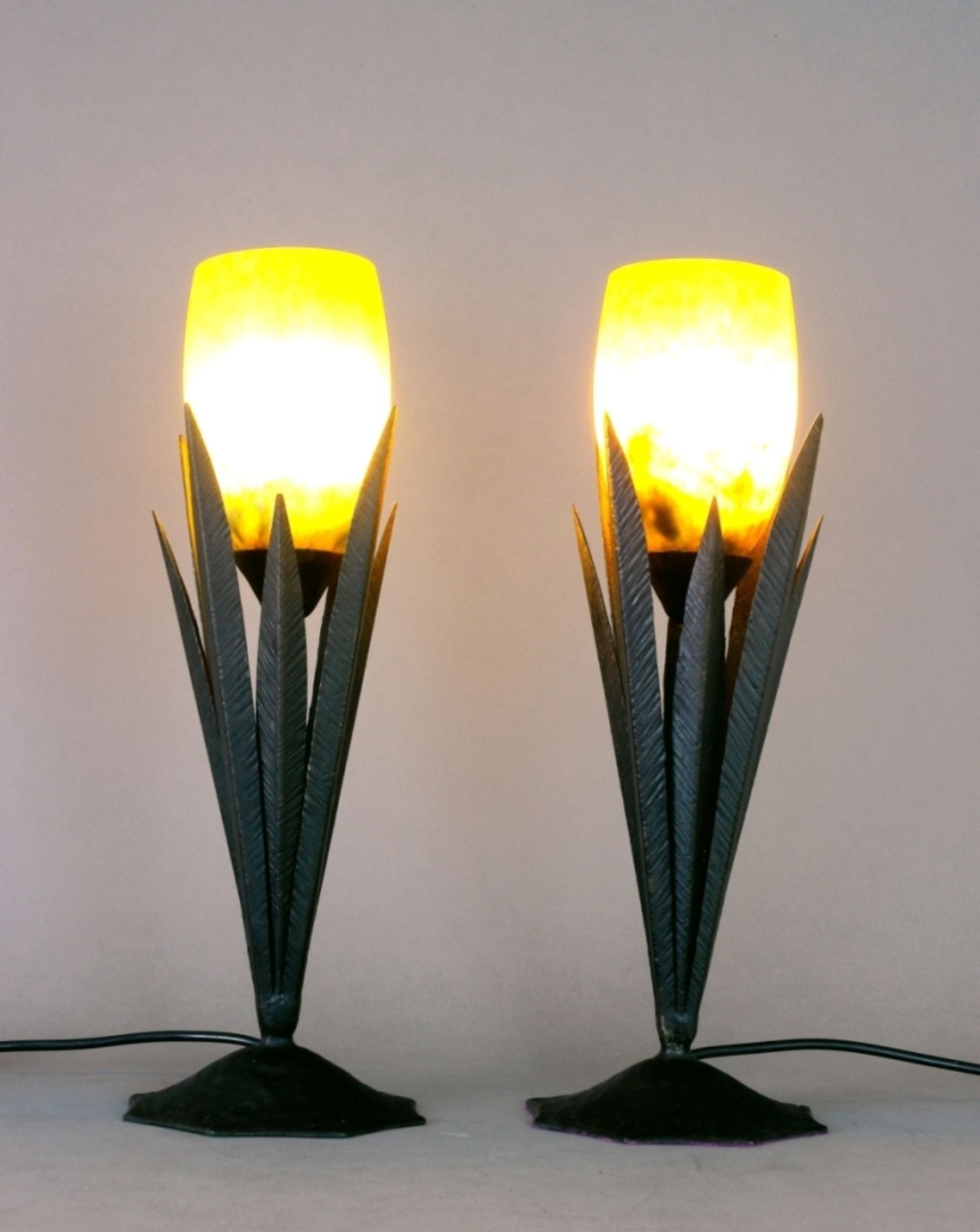 Tischlampen, Daum Nancy, Frankreich, - Image 2 of 2