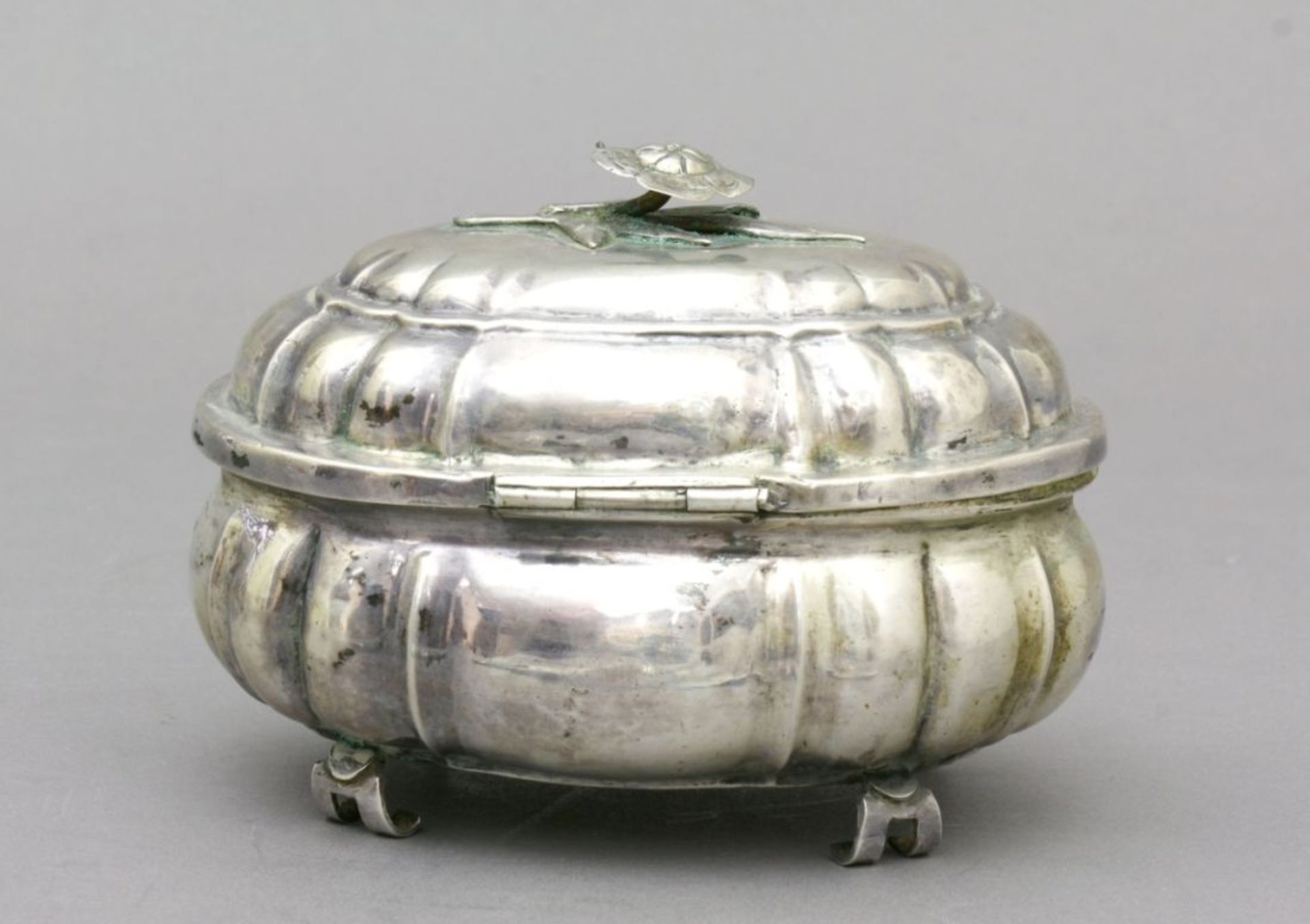 Zuckerdose, Silber, Breslau, 1737 - - Bild 2 aus 3