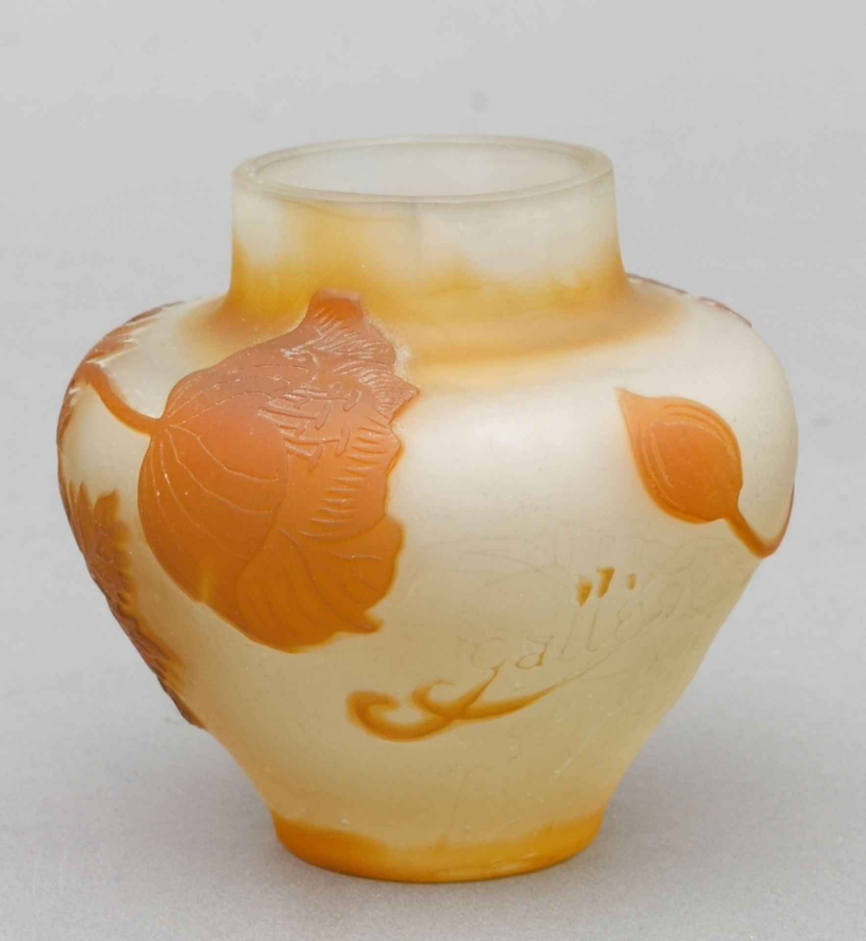 Vase, Emile Gallé, Nancy, Frankreich, - Bild 2 aus 2