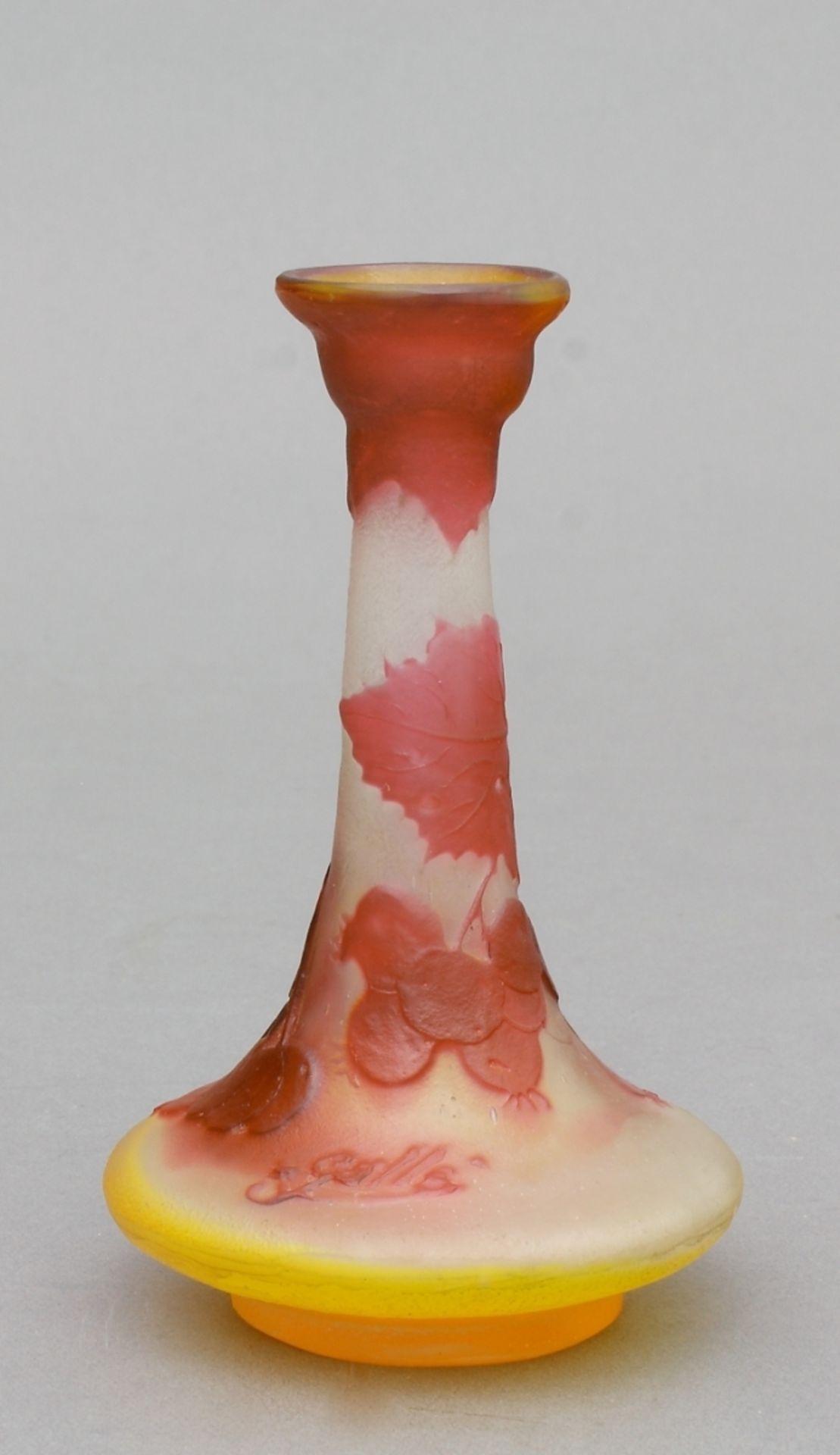 Vase, Emile Gallé, Nancy, Frankreich, - Bild 2 aus 2