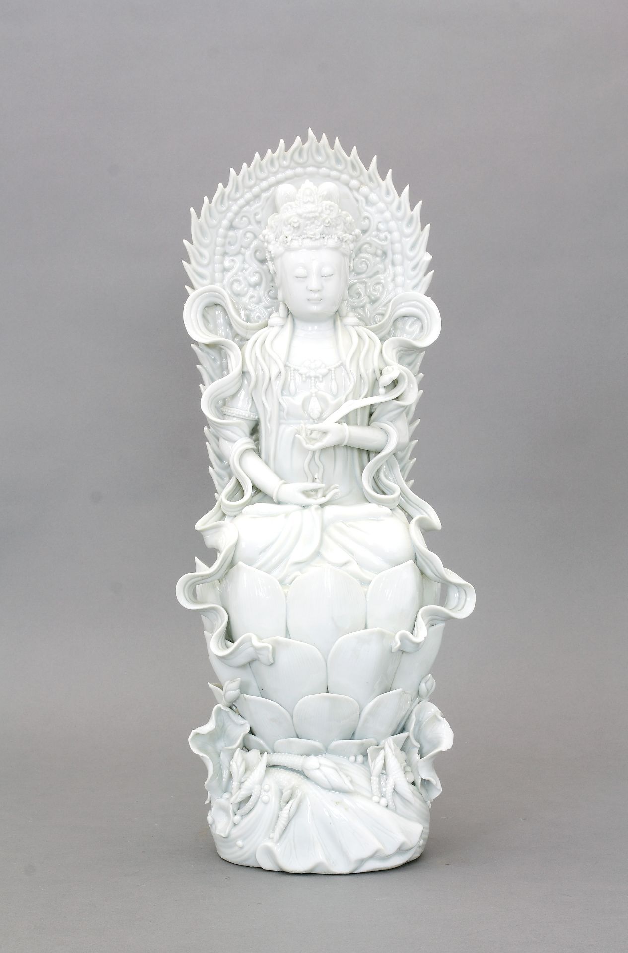 China, Figur, Blanc de Chine Guanyin - Image 2 of 5