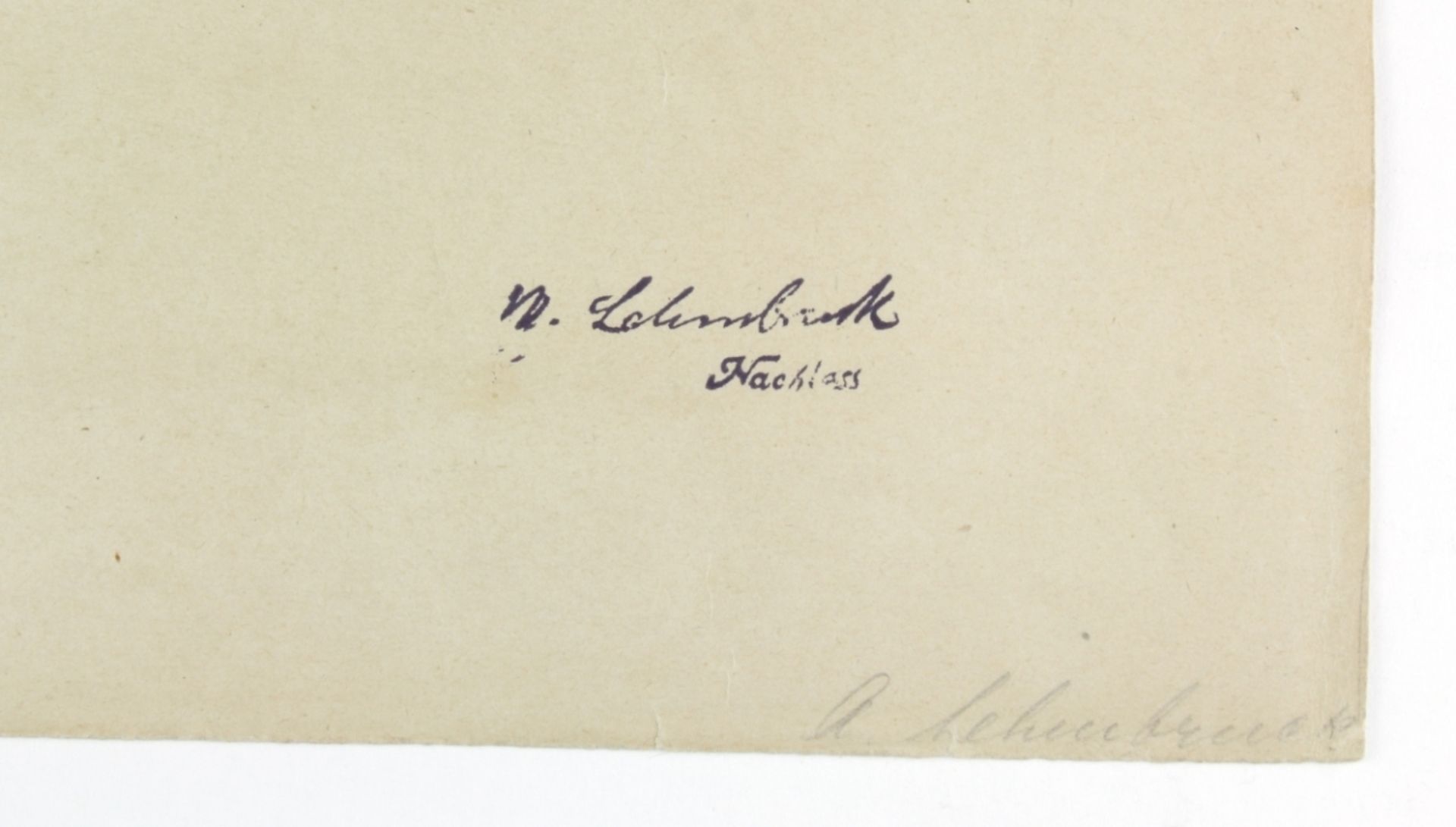 Lehmbruck, Wilhelm (1881 Meiderich b. - Bild 2 aus 2