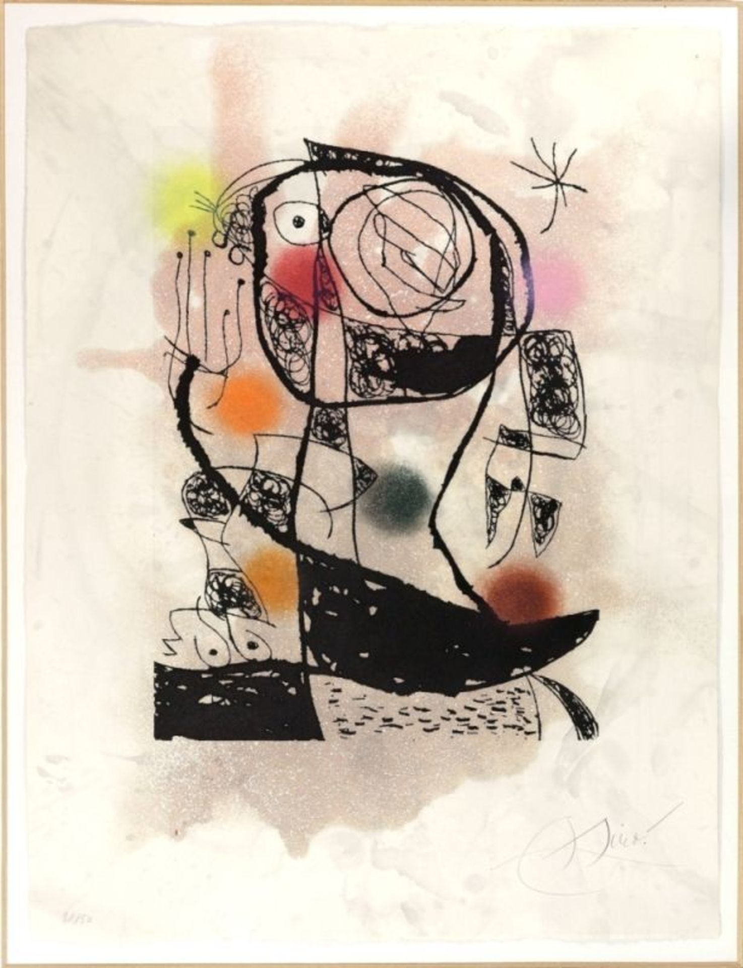 Miró, Joan (1893 Barcelona - 1983 - Image 2 of 2
