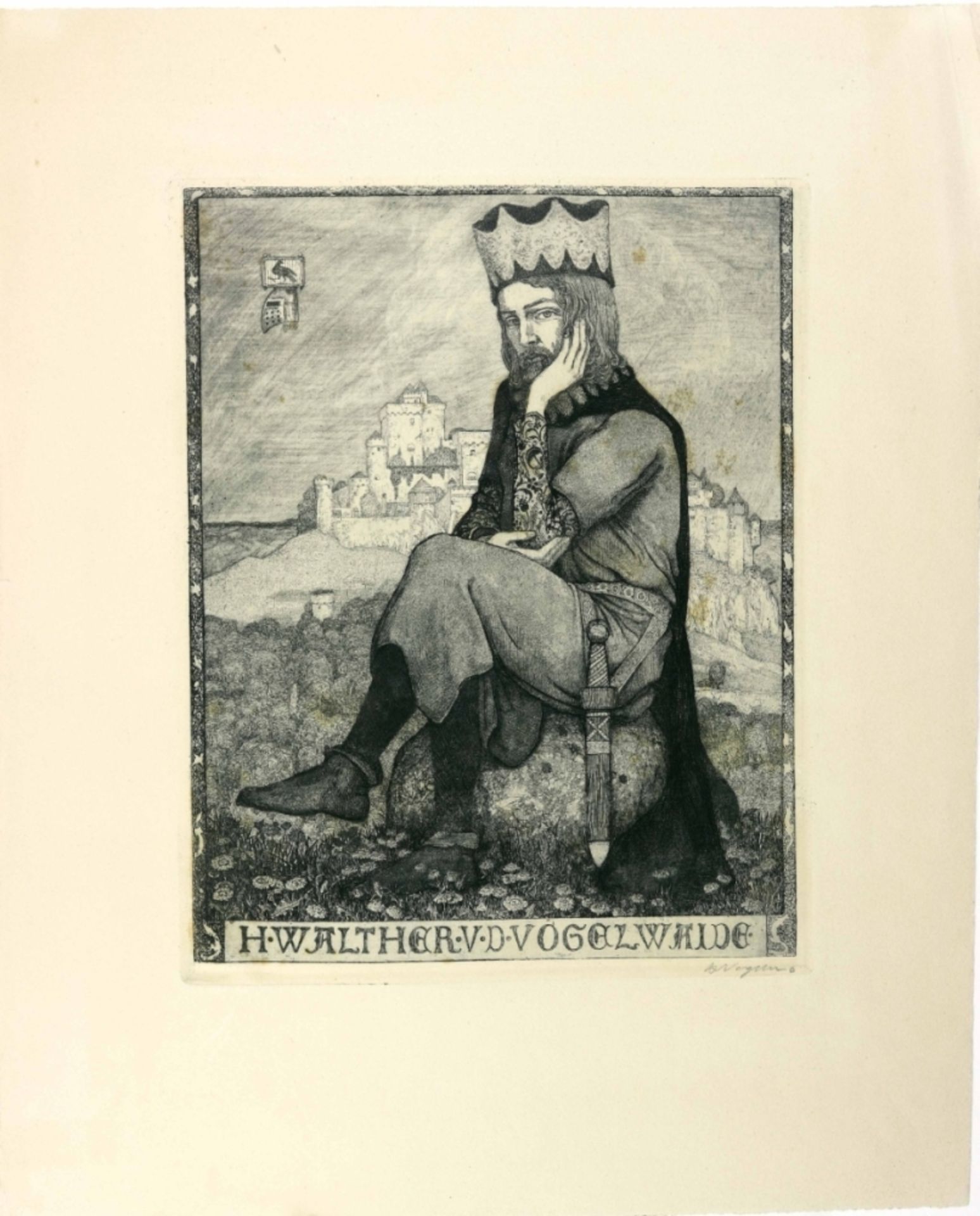 Vogeler, Heinrich (1872 Bremen - 1942 - Image 2 of 2