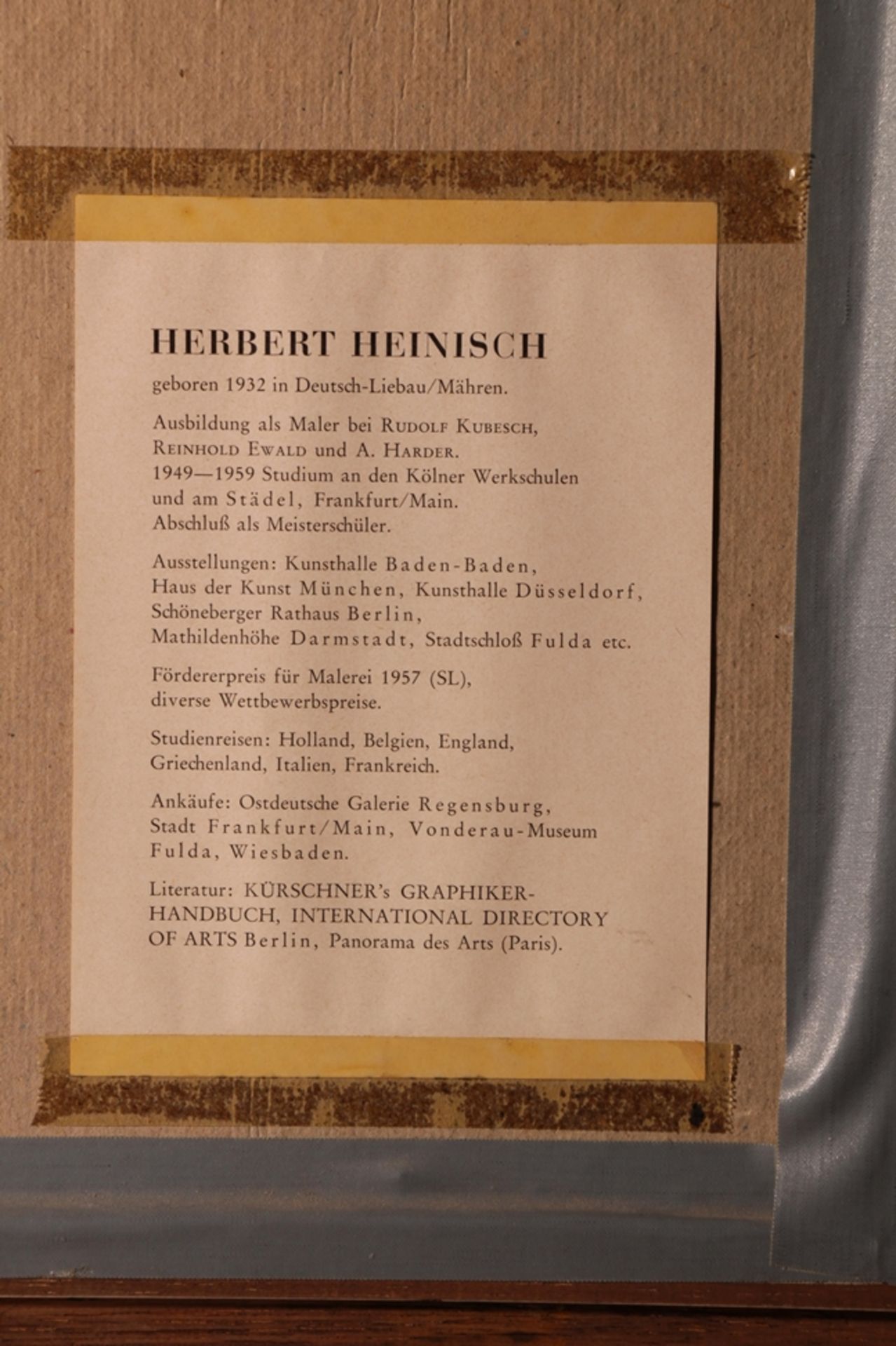 Heinisch ,Herbert Landschafter 1932 - 2005 - Bild 2 aus 2