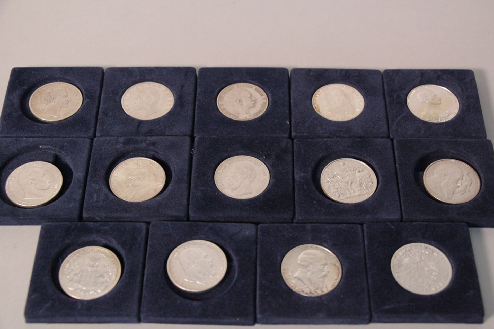 2 Reichsmark Silber 14 Stück