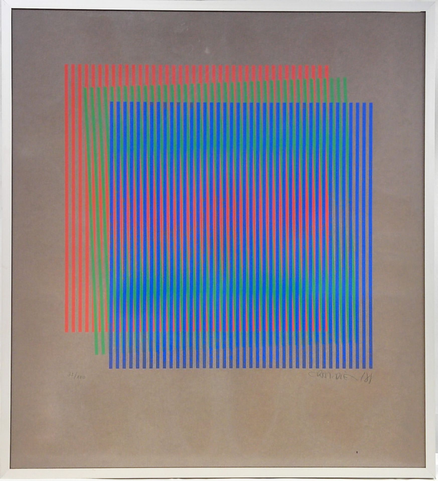 Carlos Cruz-Diez (1923 Caracas-2019 Paris) Lithographie, lim.32/100