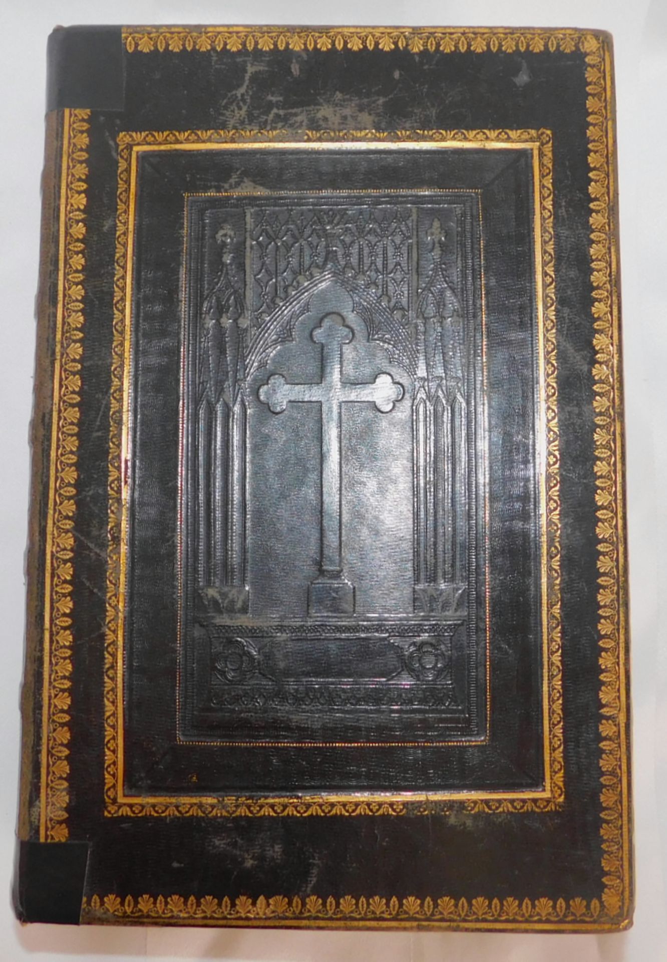 Die Heilige Schrift, Antike Bibel von 1836, mit Grafiken, Handschriftl. Stammbuch