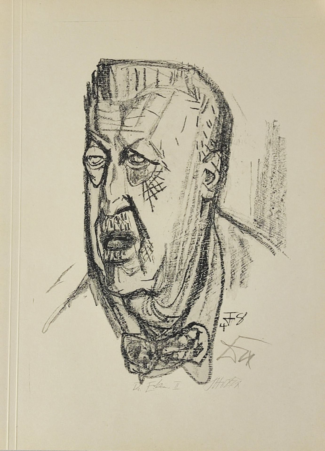 Otto Dix (1891-1969) "Dr. Eckner,1948"