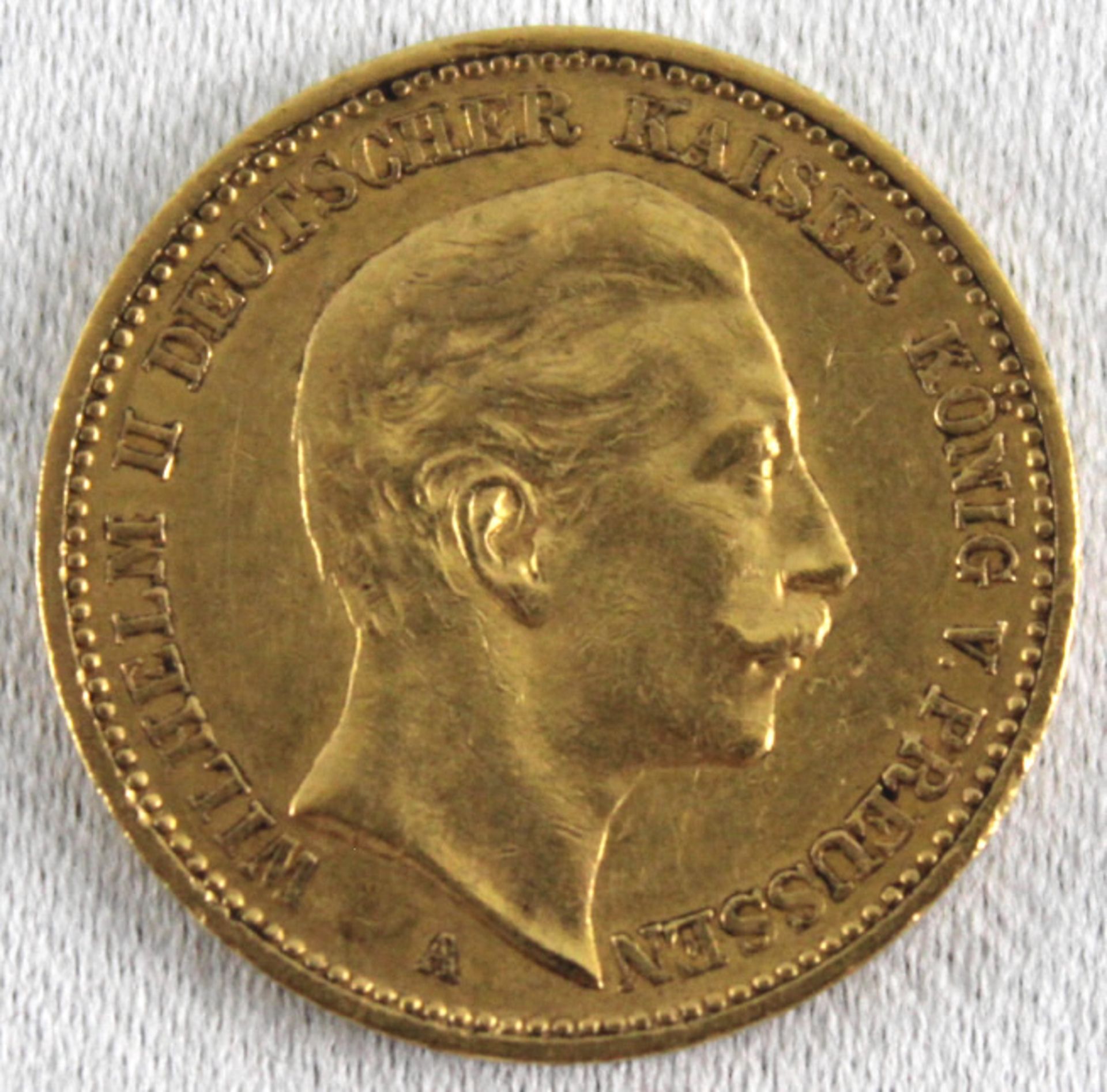 Goldmünze, Deutsches Reich 20 Mark 1899 A. Wilhelm II. (1888-1918)