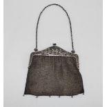 Handtasche Alpacca- Silber, um 1900