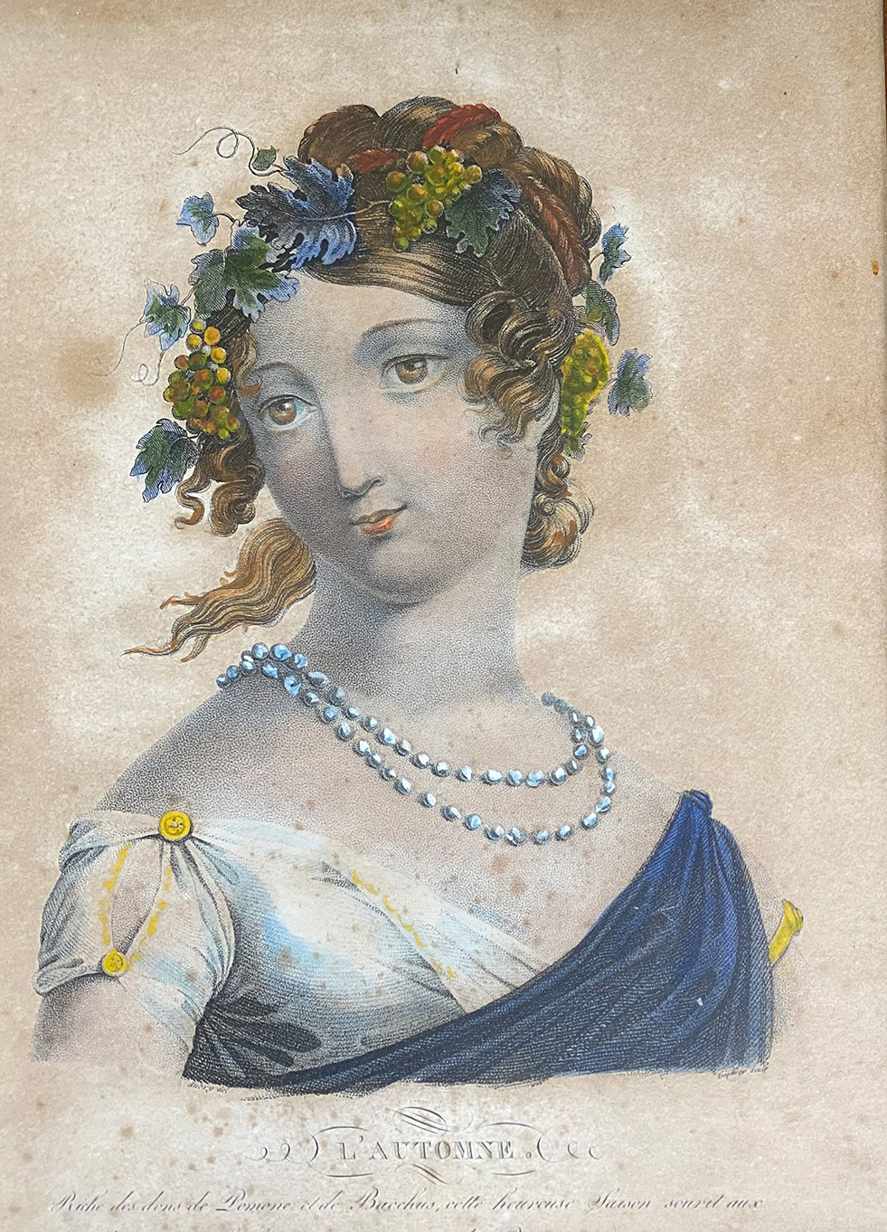 Die vier Jahreszeiten, um 1800, "Le Printemps / L'Eté / L'Automne / L'Hiver", 4 kolorierte - Image 3 of 5