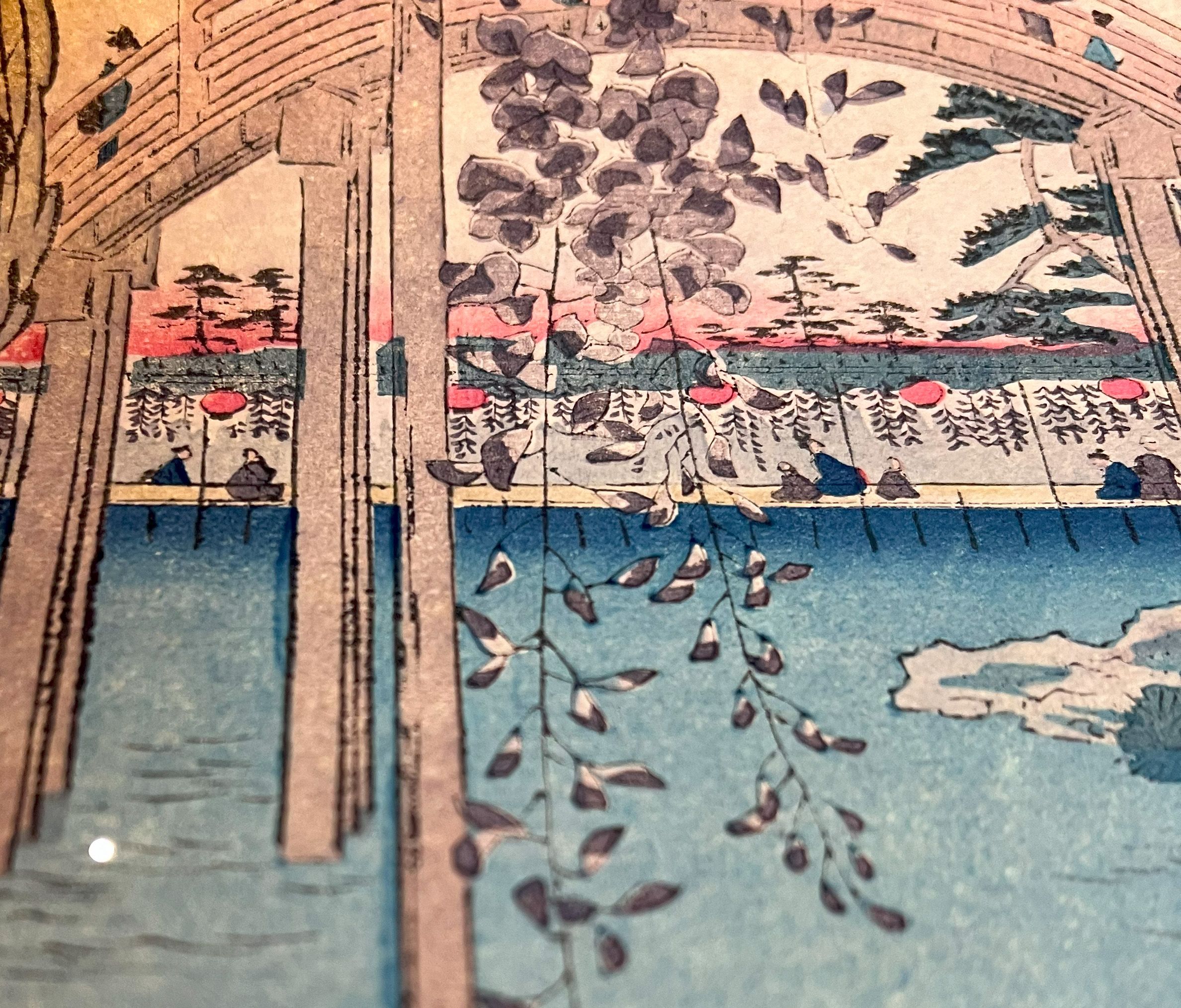 Ando Hiroshige (1797-1858). The Bridge with Wisteria or Kameido Tenjin Keidai Kameido Tenji - Image 10 of 10