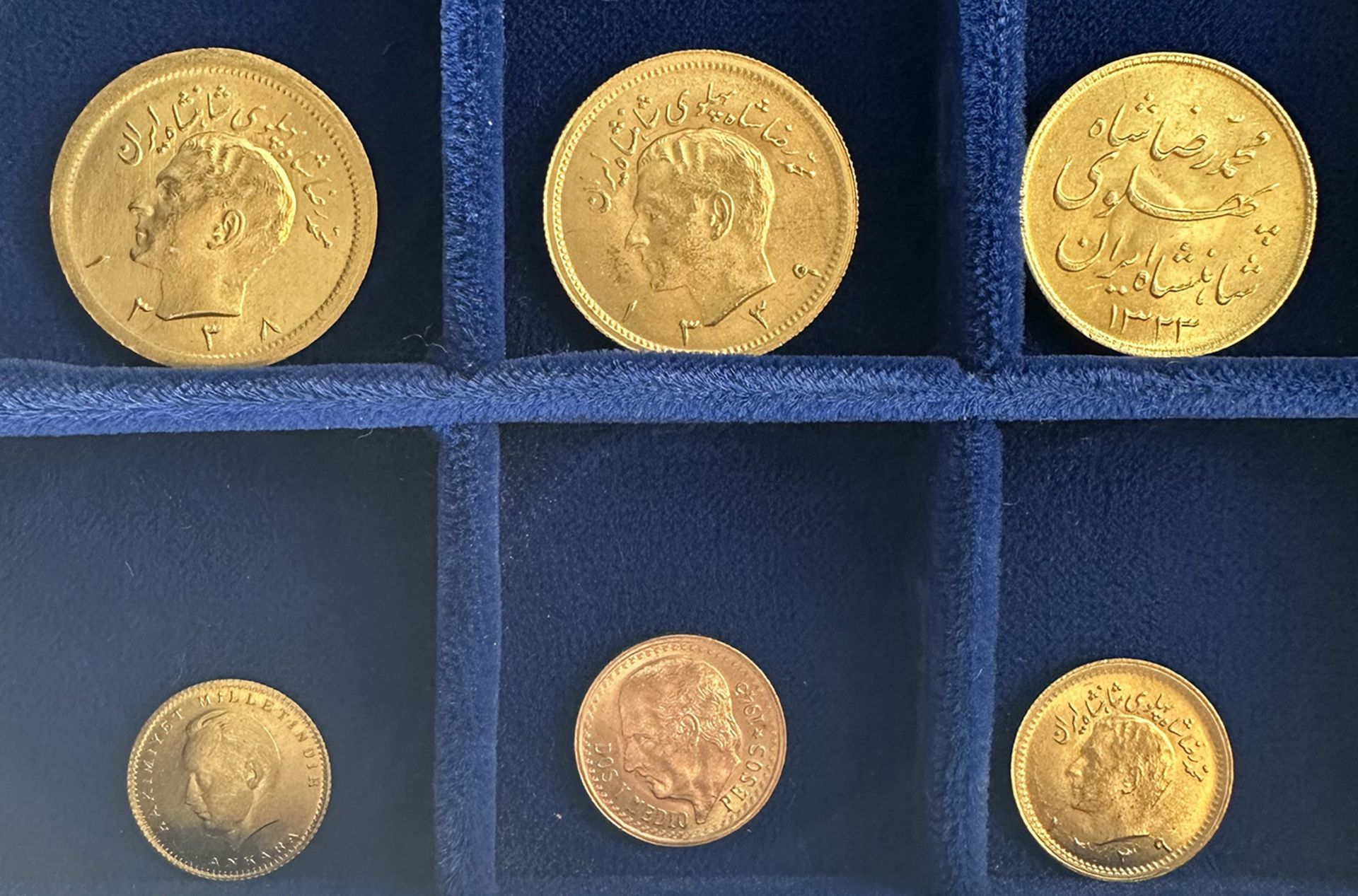 Großes internationales Goldmünzen Konvolut, Sammlungsauflösung: 2 x 100 Türkei Kurush Gold (je 7,2 - Image 4 of 14