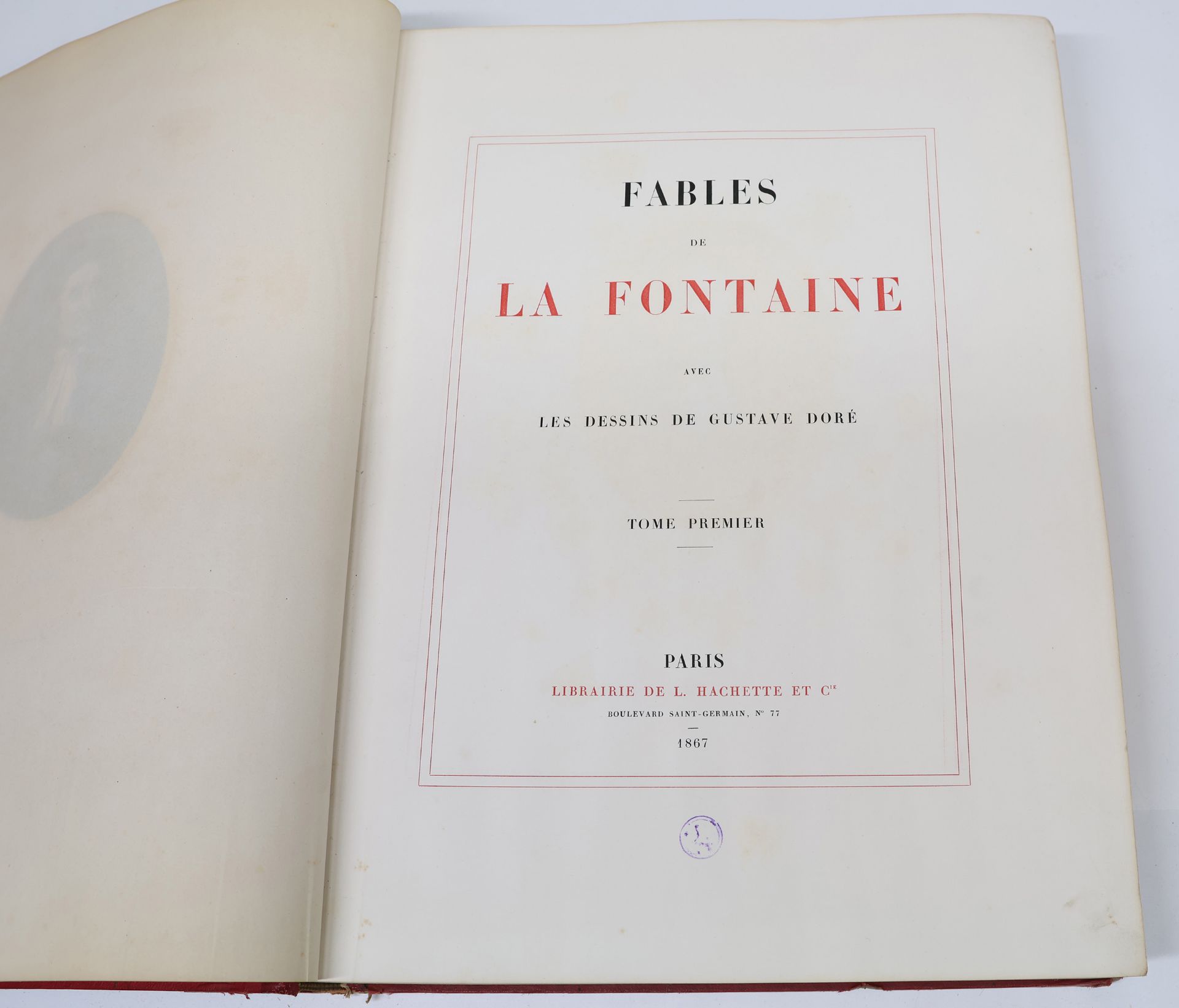 Fables de La Fontaine avec les Dessins de Gustave Doré, Tome 1 + 2, Paris 1867 - Image 7 of 8