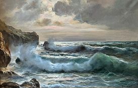 Guido Odierna, Meeresblick / Seascape , signiert, Öl/Lwd, 60 x 90 cm