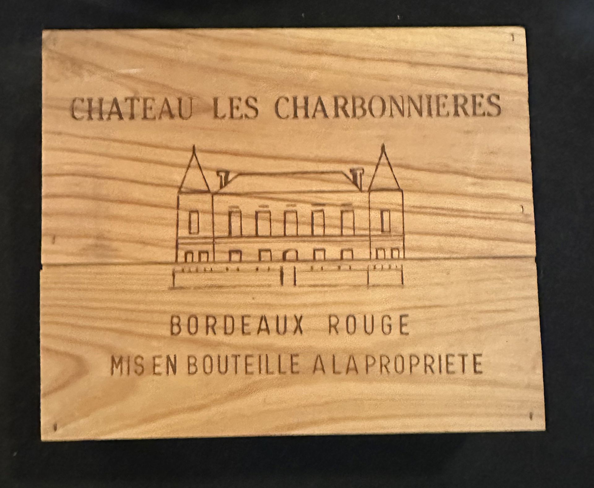 Chateau les Charbonnières Bordeaux France 3 x 750 ml 1994 rot - Image 2 of 2