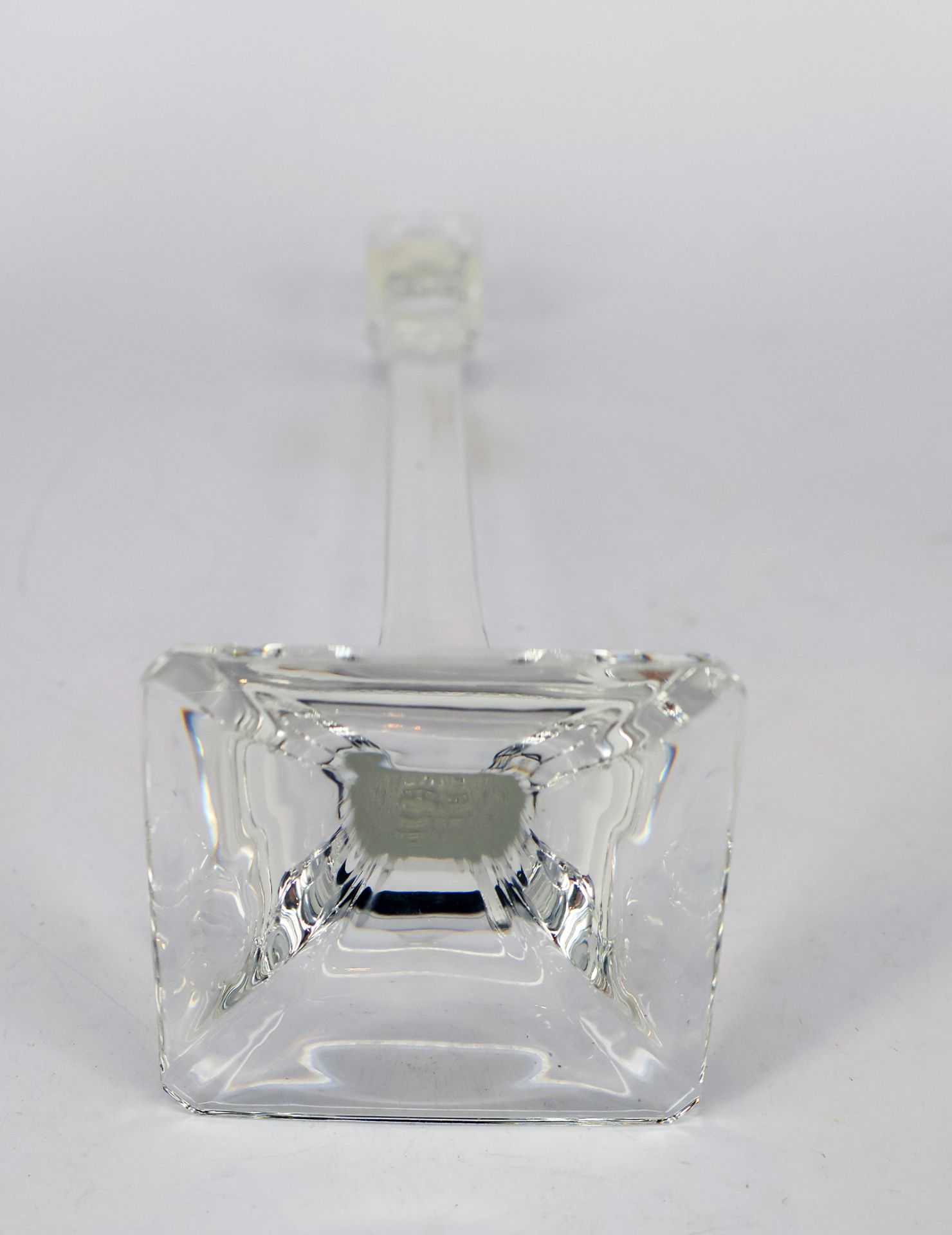 5 Leuchter, Glas, Riedel, gemarkt, H 25 cm, 2 x H 20 cm, 2 x H 15 cm - Image 2 of 4