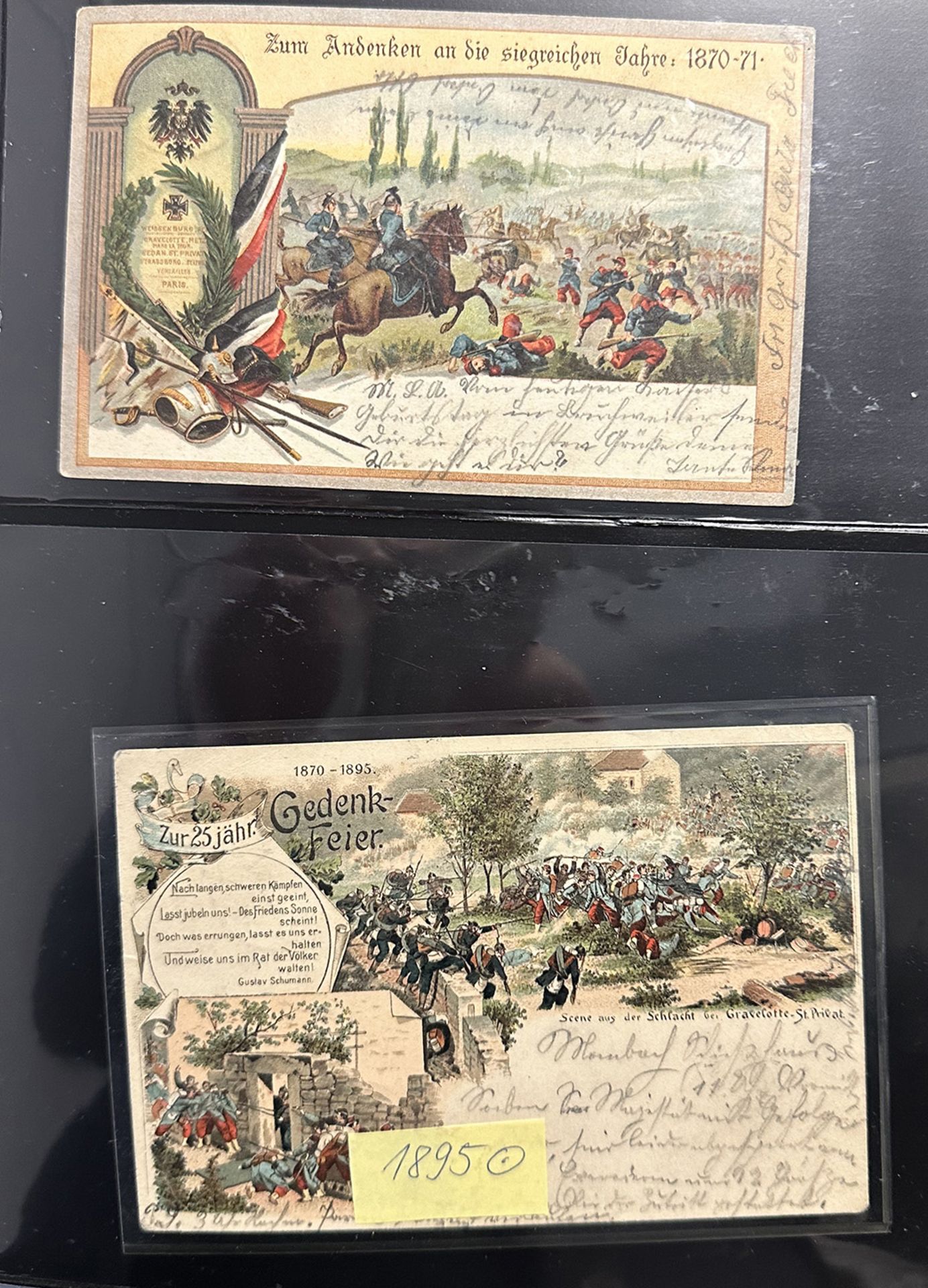 Postkarten deutsches Kaiserreich. Großes Konvolut seltener alter Postkarten verschiedene Zeiten, - Bild 8 aus 65