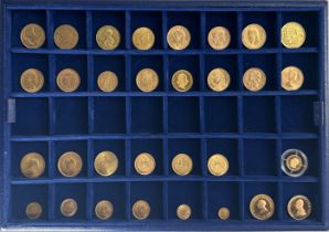 Großes internationales Goldmünzen Konvolut, Sammlungsauflösung: 2 x 100 Türkei Kurush Gold (je 7,2