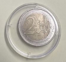 2 Euro 2002 Fehlprägung Doppelrand