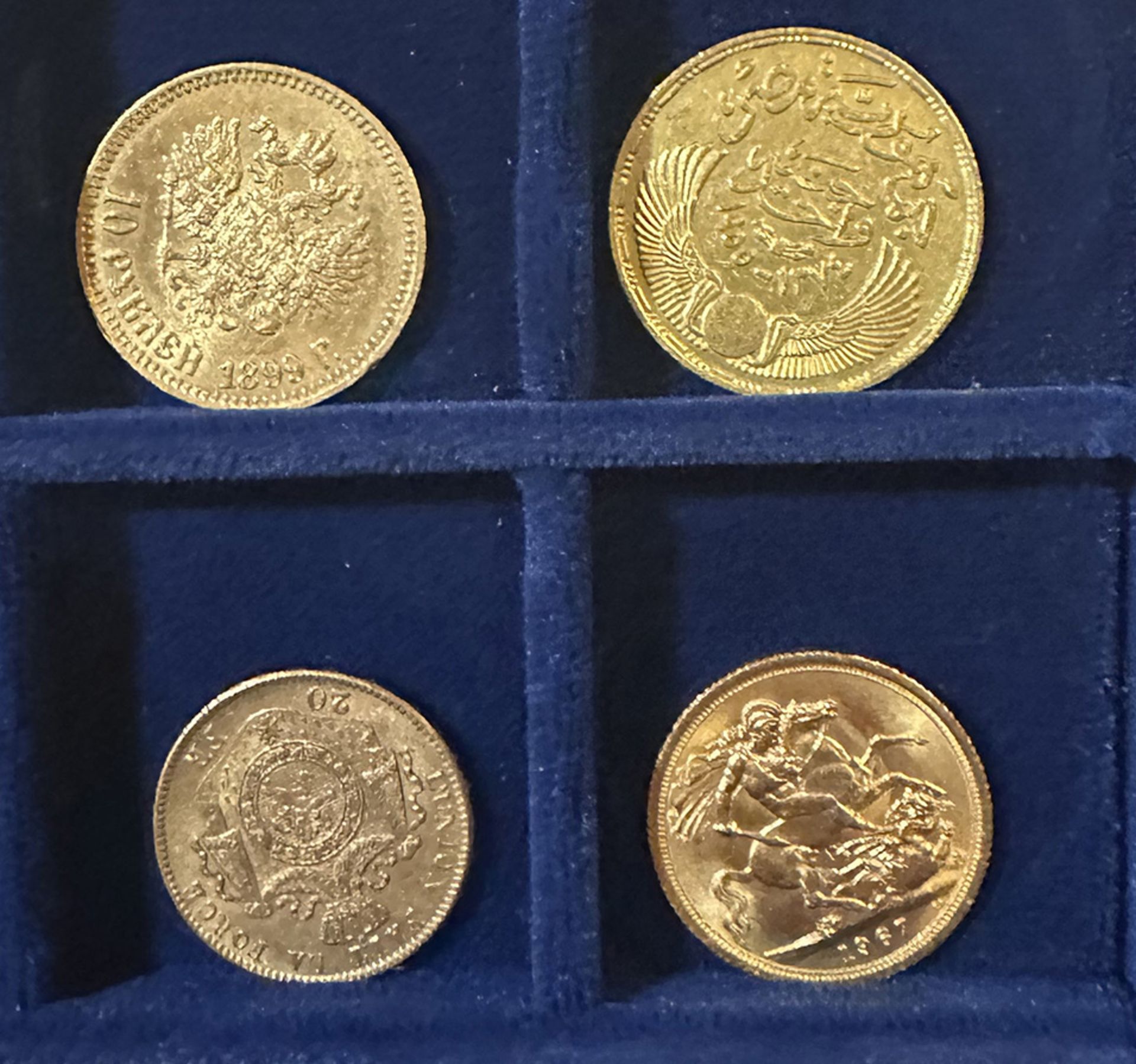 Großes internationales Goldmünzen Konvolut, Sammlungsauflösung: 2 x 100 Türkei Kurush Gold (je 7,2 - Image 9 of 14