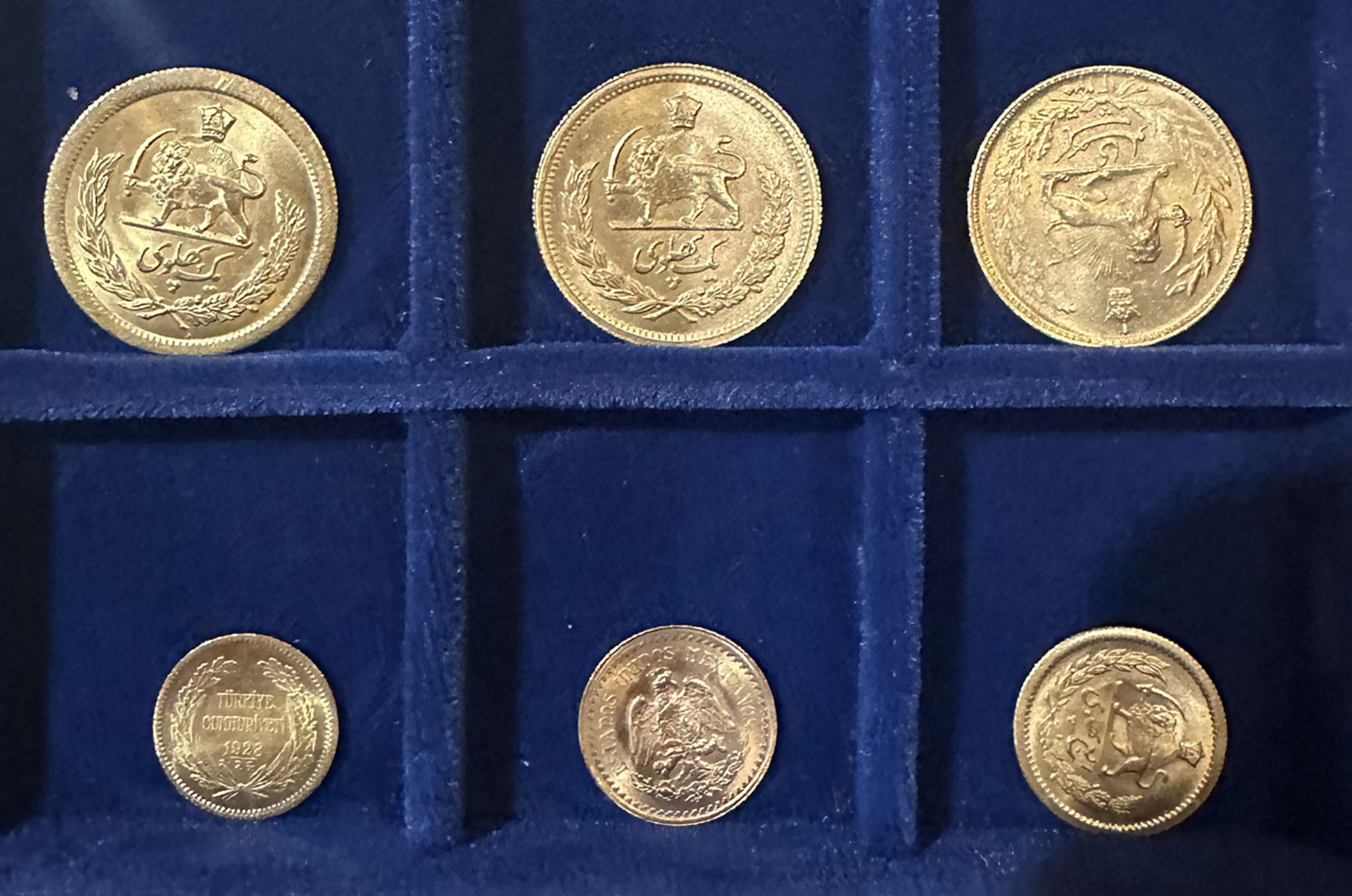 Großes internationales Goldmünzen Konvolut, Sammlungsauflösung: 2 x 100 Türkei Kurush Gold (je 7,2 - Image 12 of 14