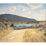 Jean-Laurent BUFFET-CHALLIÉ (1880-1943), Landschaft mit Blick auf einen Weiher, signiert und datiert