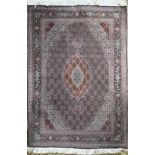 Teppich, feine ornamentale Muster, Alters- und Gebrauchsspuren, 153 x 208 cm. / Carpet, fine