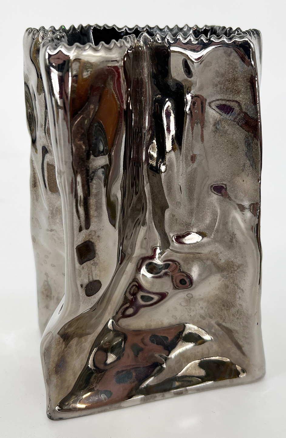 Konvolut aus 7 Vasen: Emile Gallé, Nancy, kleine bauchige Vase, signiert, H. 7 cm, D. 11,5 cm; - Image 2 of 14