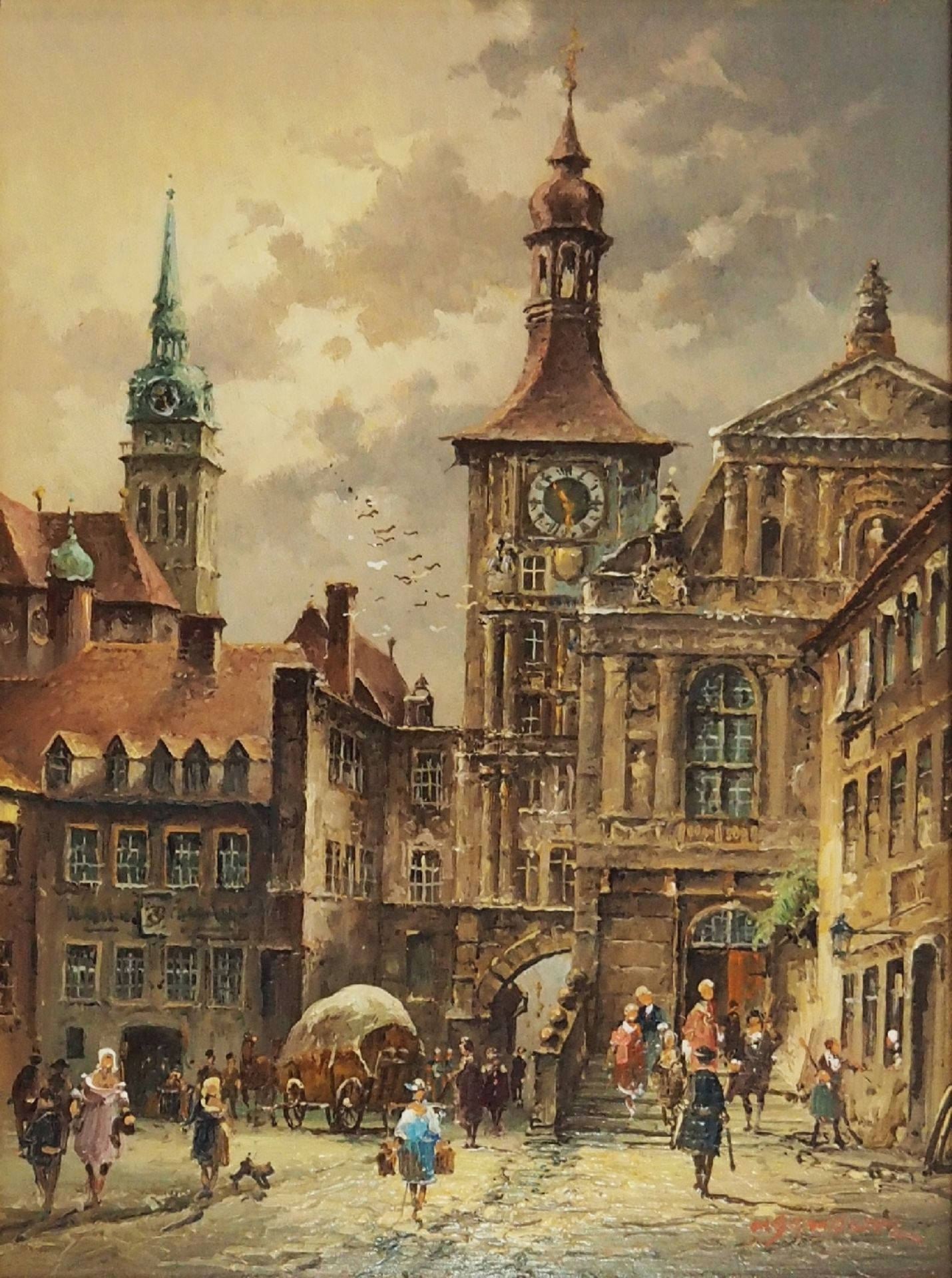 SCHOLTZ, Heinz, geboren 1925 in Berlin. "München - Altes Rathaus",