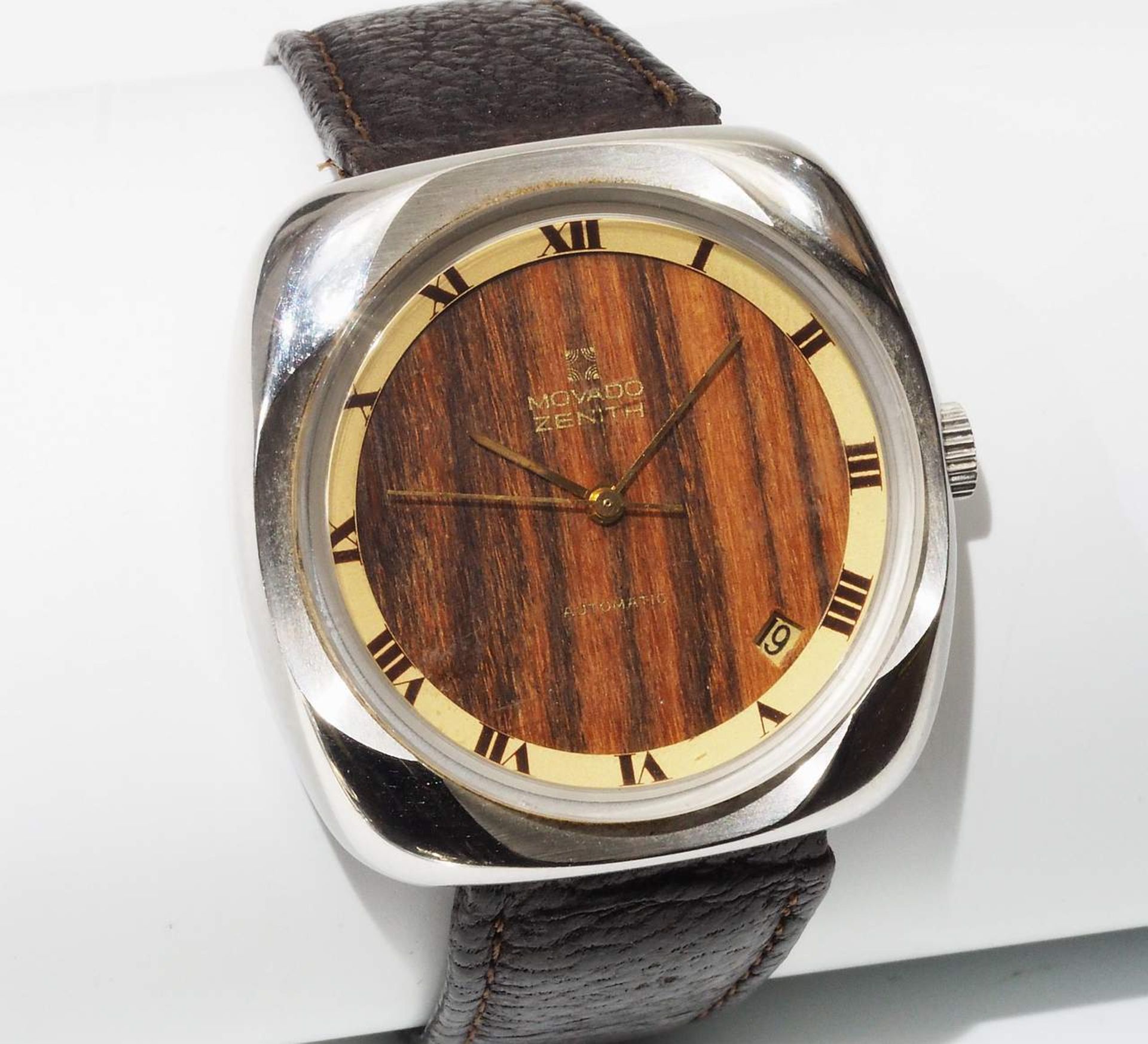 Herrenuhr "Movado" Zenith Automatic. - Bild 2 aus 7