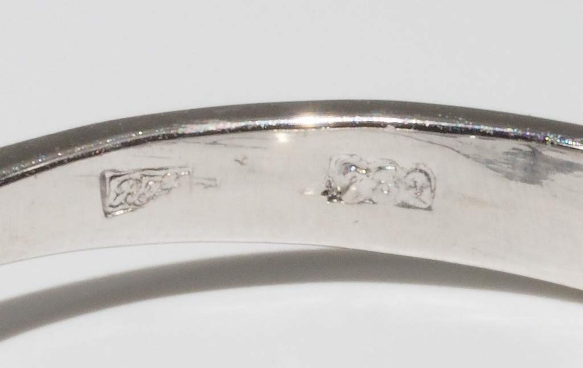 Ring mit Brillant von 0,81 ct. H/si 3. - Image 6 of 7