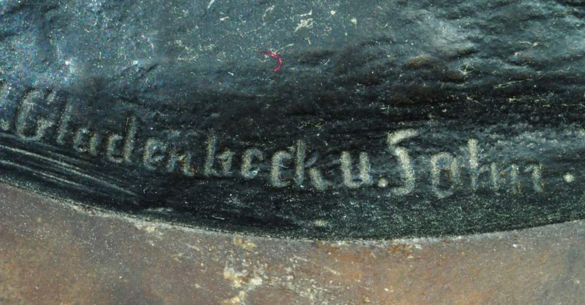 SCHMIDT-CASSEL, Gustav. Gladenbeck-Bronze "Der römische Gladiator". - Bild 9 aus 11