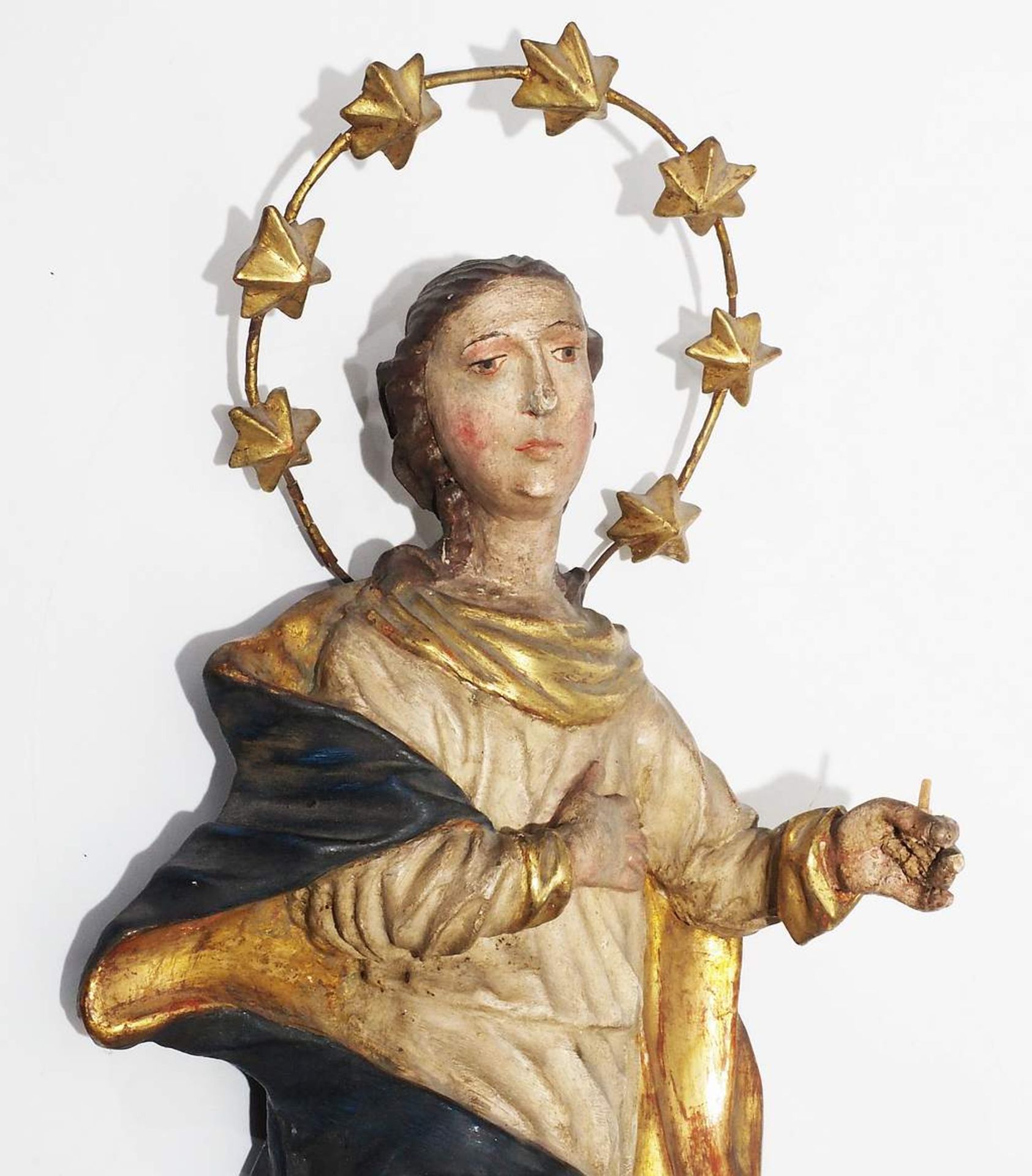 Maria Immaculata, wohl 19. Jahrhundert. - Bild 6 aus 6